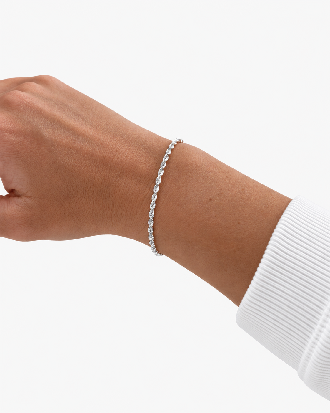 ARMBAND STHLM - SILVER (3MM)