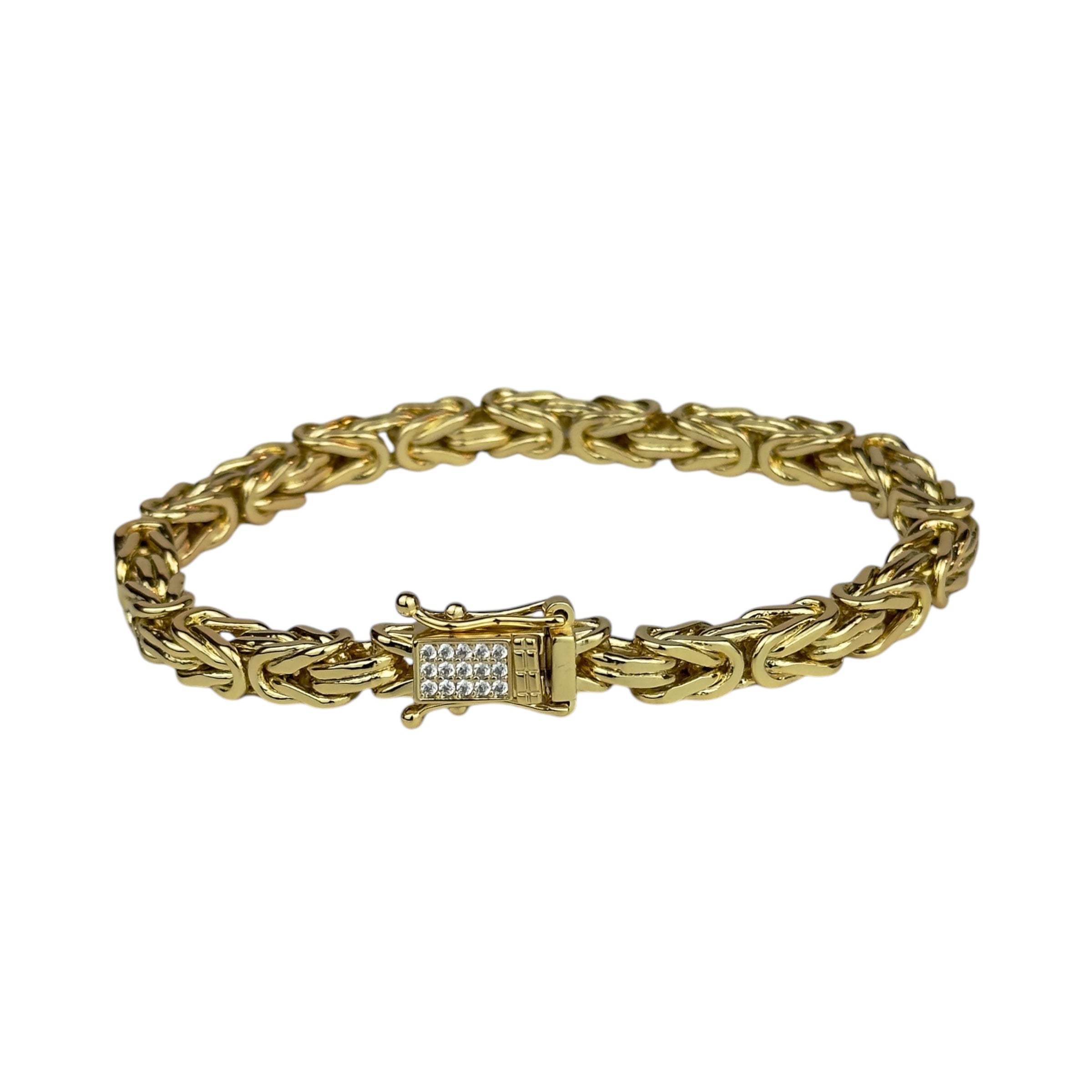 KEJSAR ARMBAND LYX - GULD (6MM)