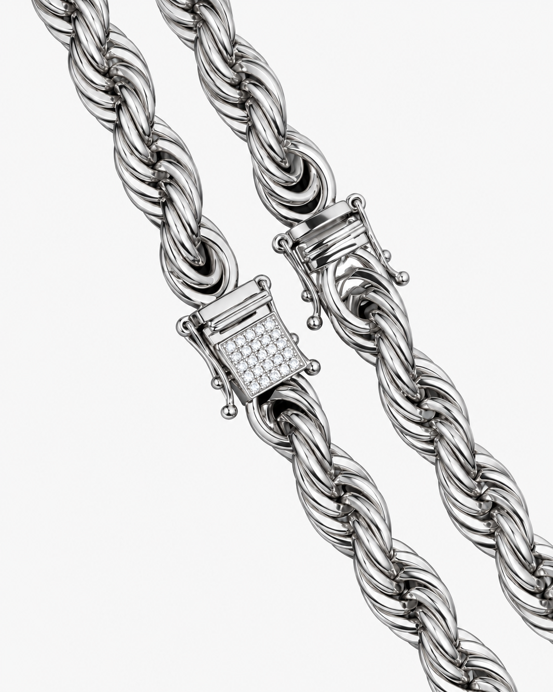 HALSBAND STHLM LYX - SILVER (10MM)