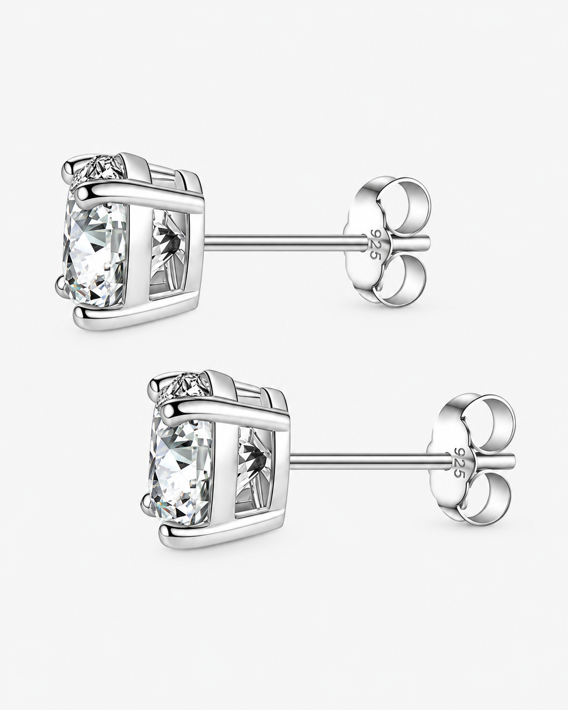 ÖRHÄNGEN DIAMANT MOISSANITE S925 - SILVER