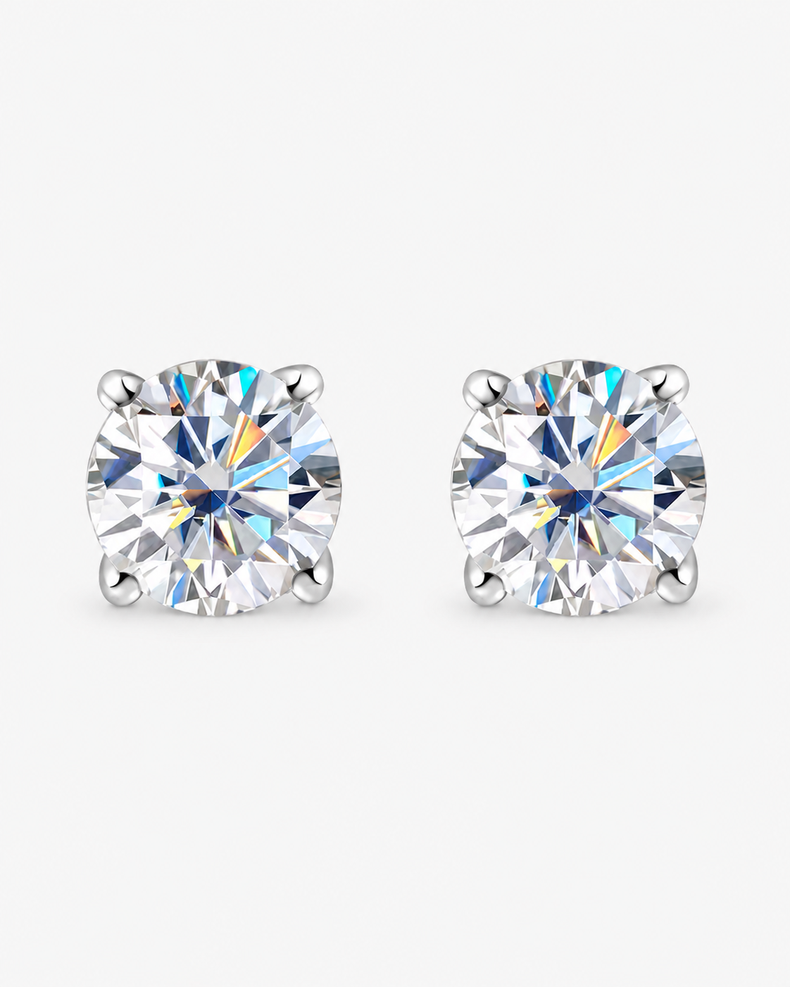 ÖRHÄNGEN DIAMANT MOISSANITE S925 - SILVER