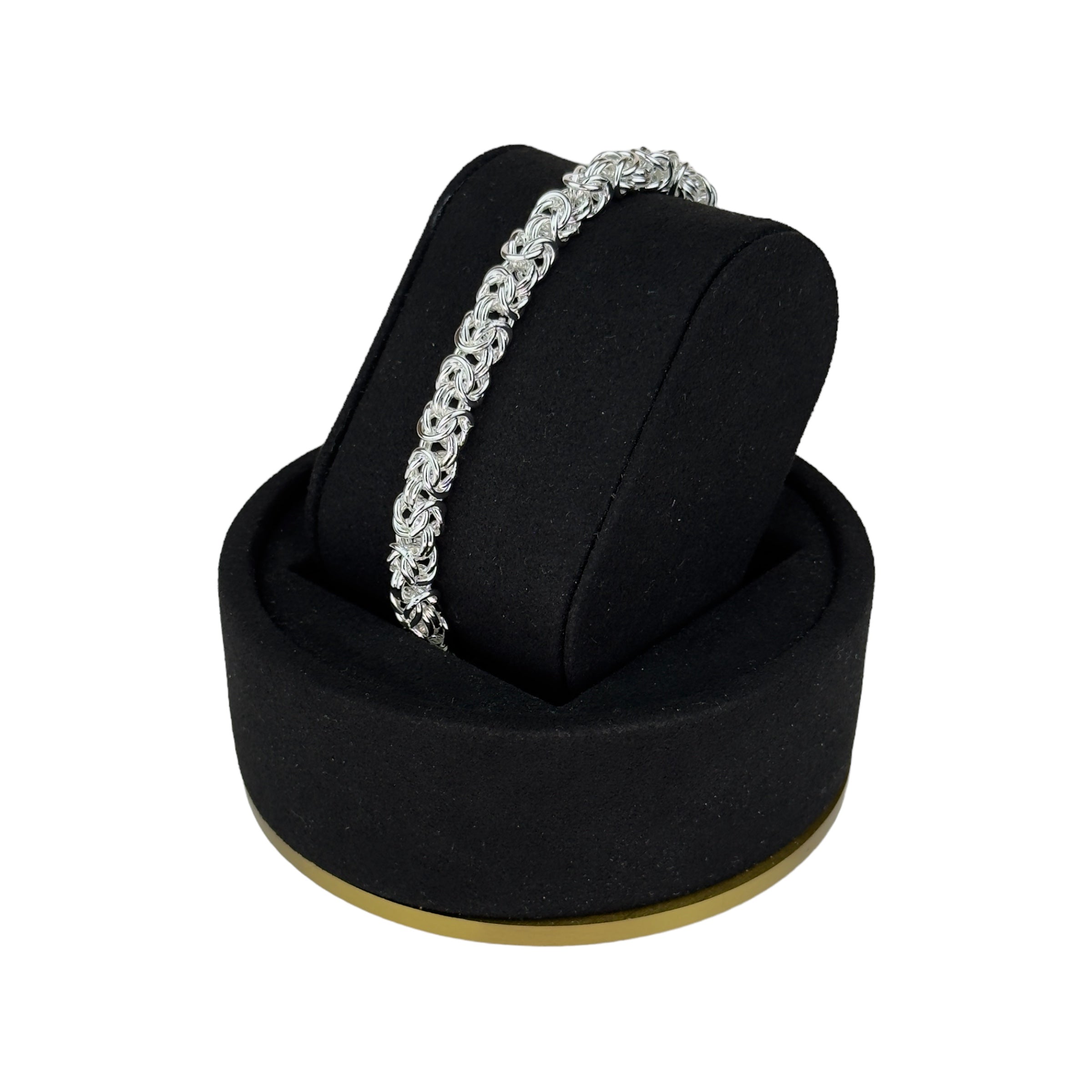 KEJSAR K2 ARMBAND - SILVER (6MM)