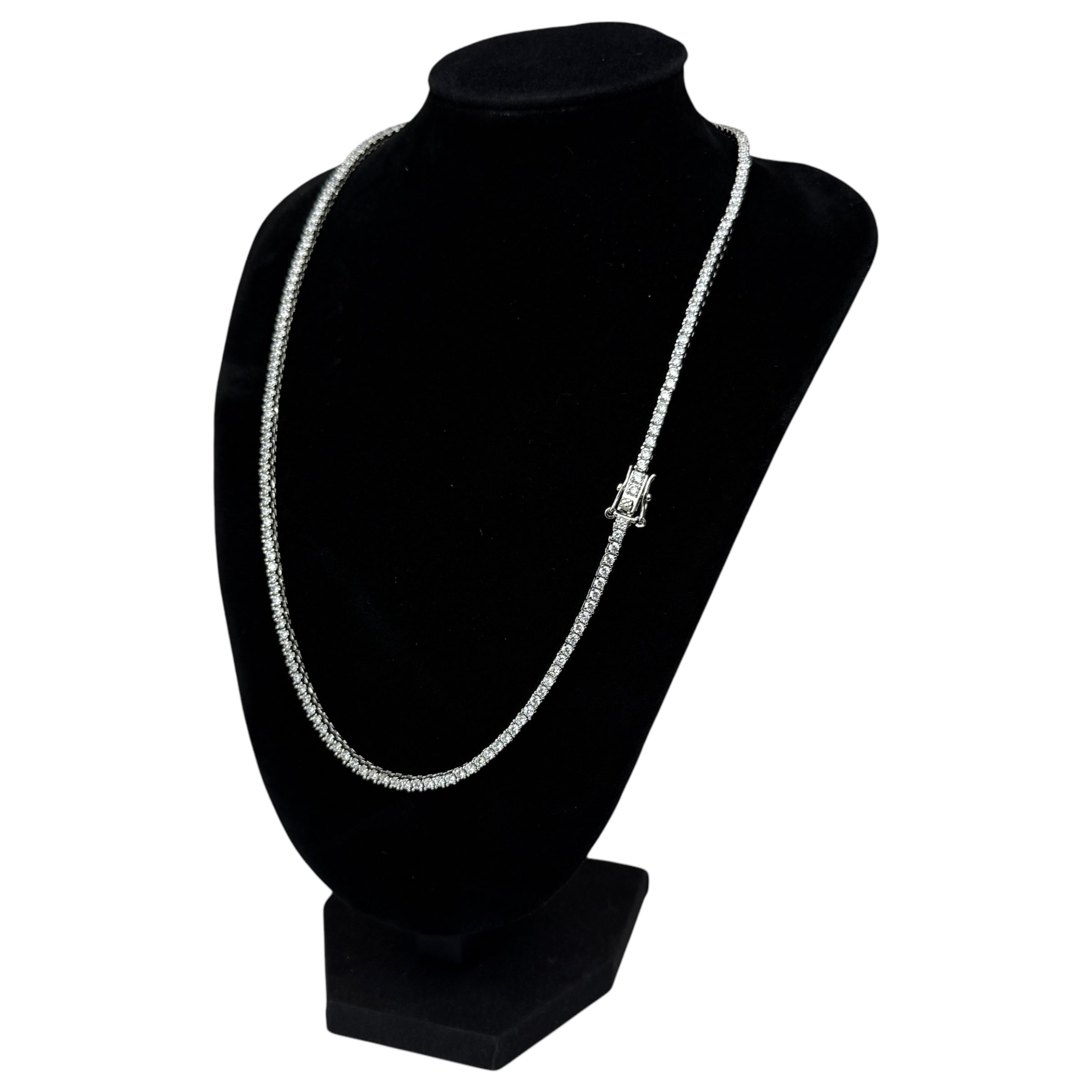 TENNIS HALSBAND LYX - SILVER (2MM)