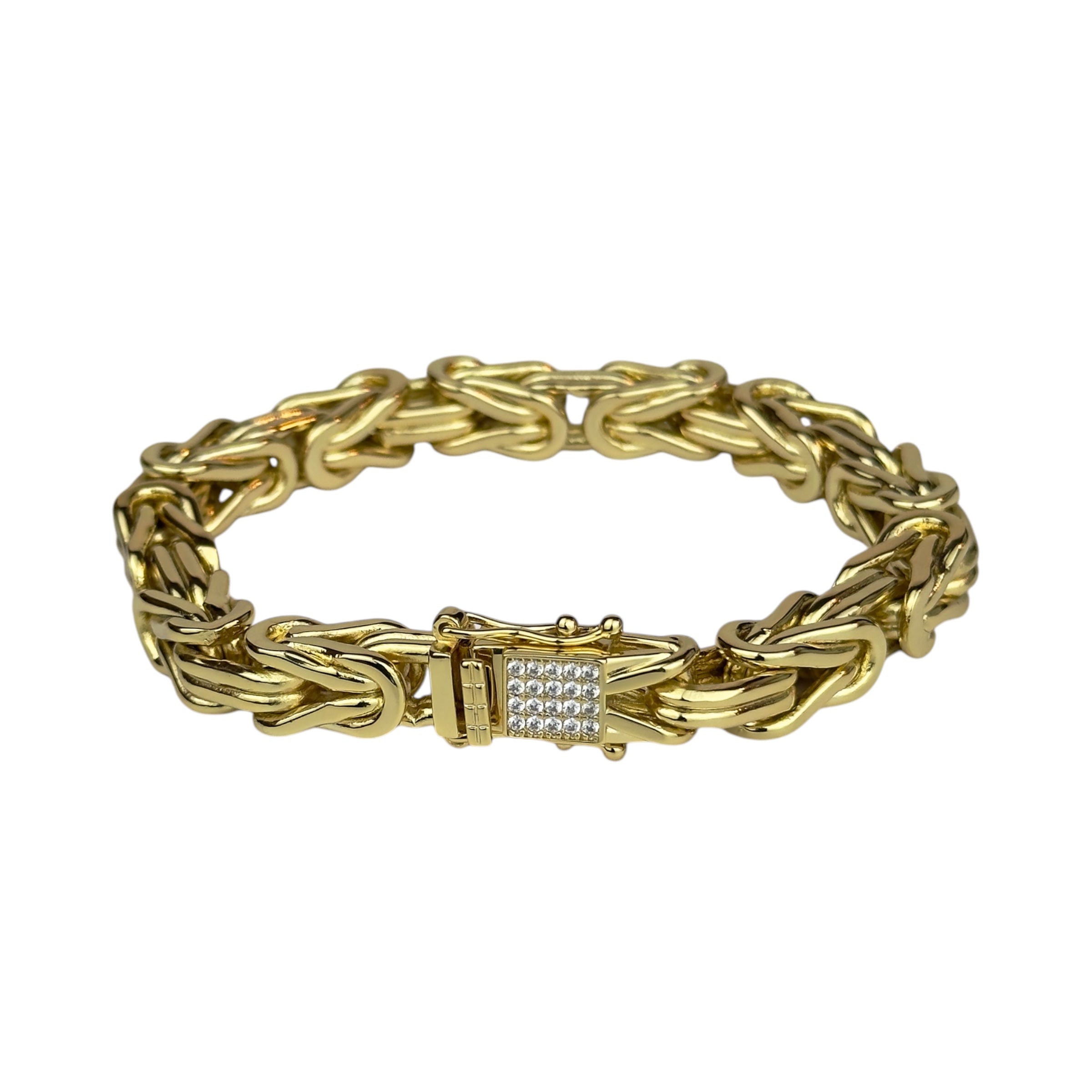 KEJSAR ARMBAND LYX  - GULD (8MM)