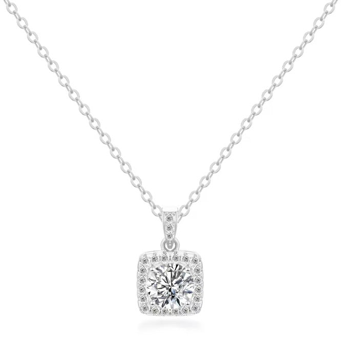 IZABEL HALSBAND MOISSANITE S925 - SILVER