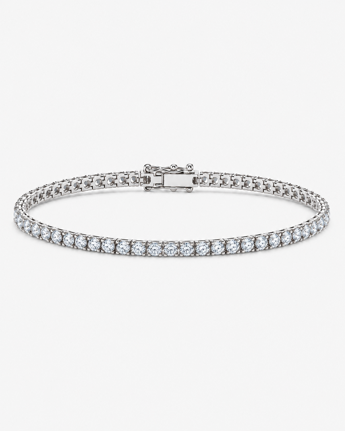 TENNIS ARMBAND LYX - SILVER (3MM)