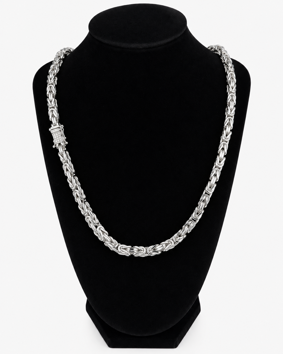 KEJSARLÄNK HALSBAND LYX - SILVER (6MM)