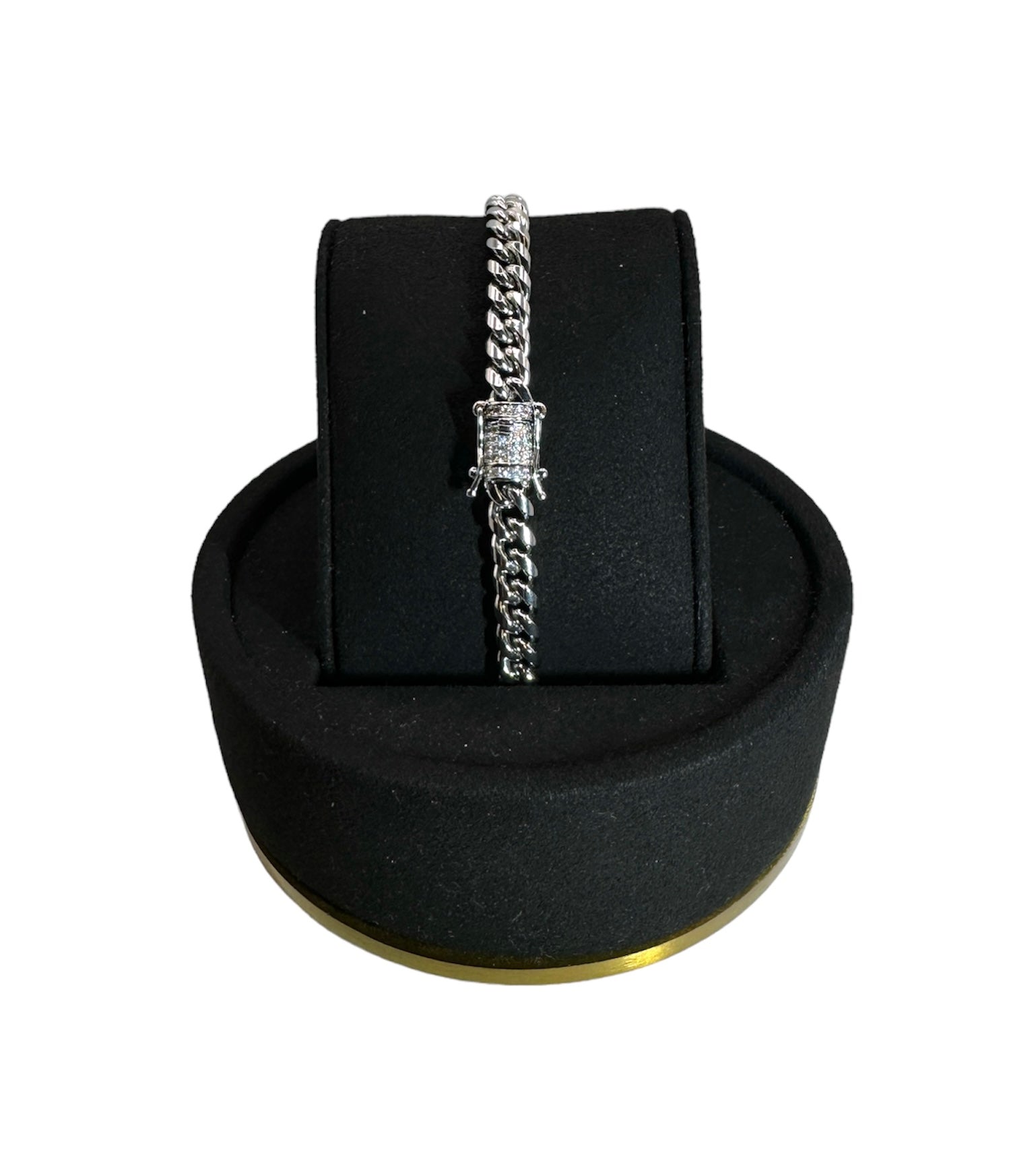 CUBAN ARMBAND LYX - SILVER (6MM)