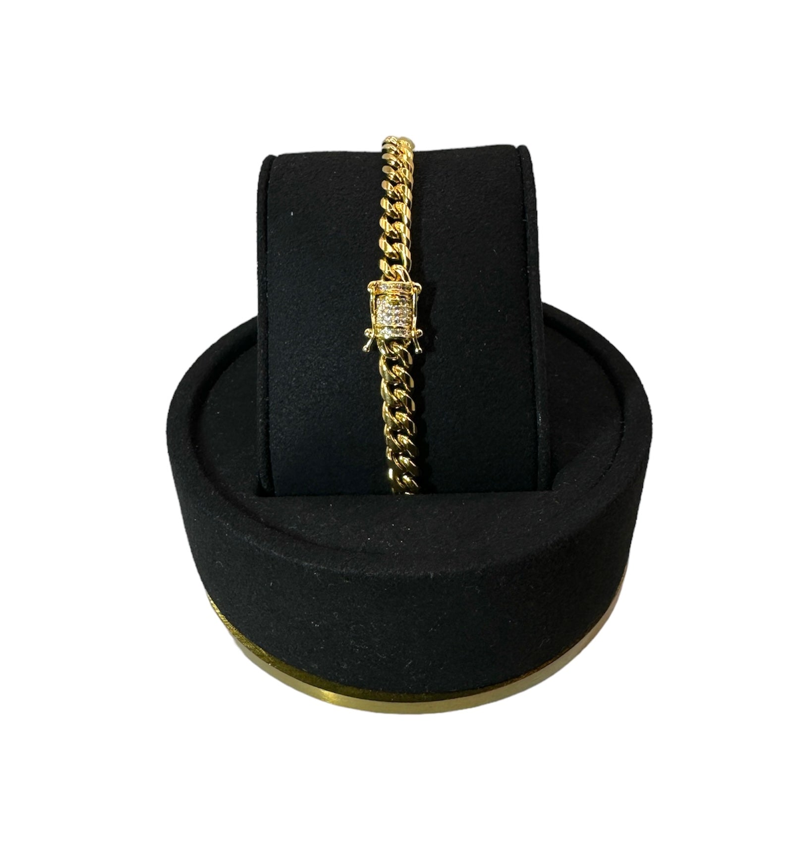 CUBAN ARMBAND LYX - GULD (6MM)
