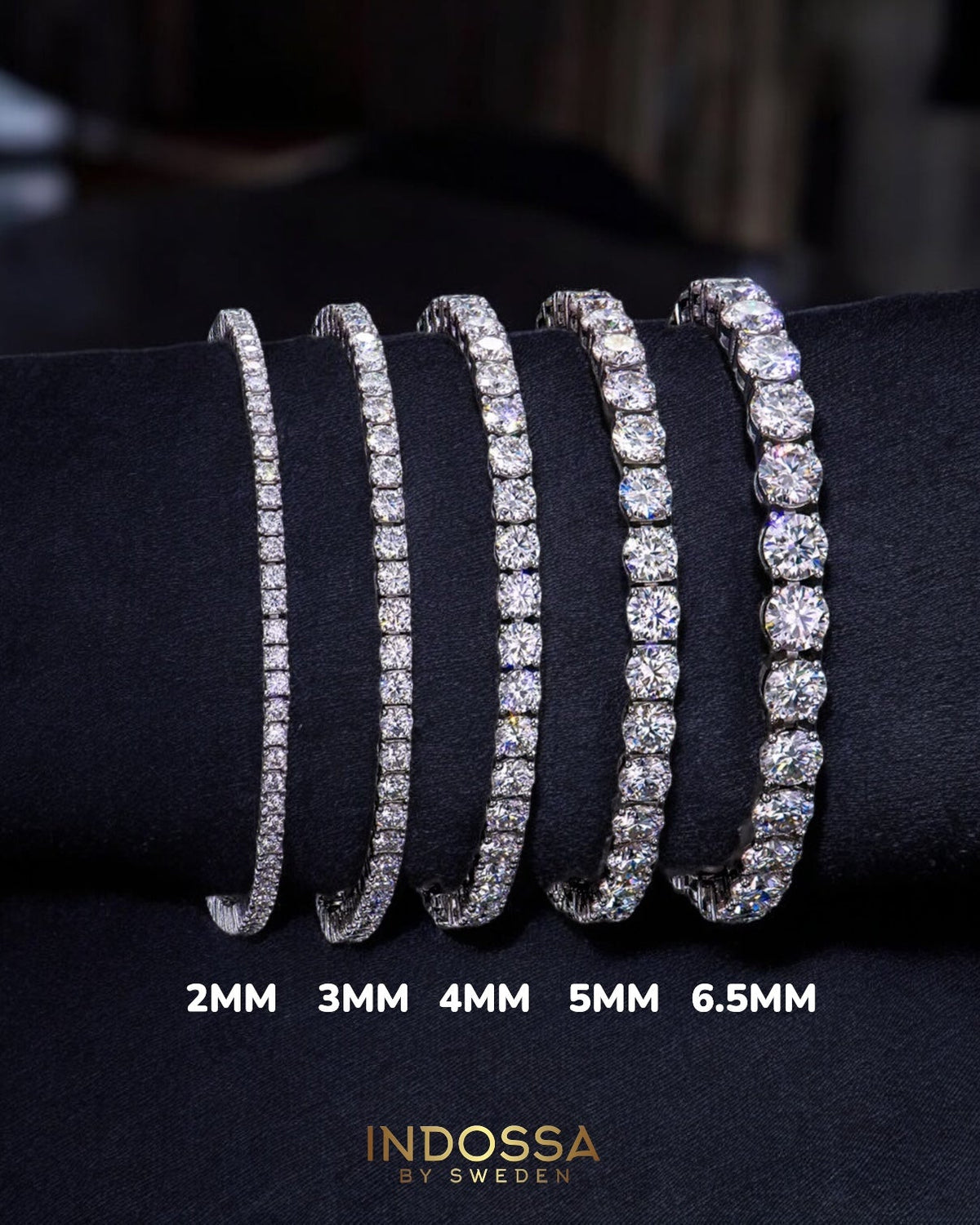 TENNIS ARMBAND MOISSANITE S925 - SILVER (Specialbeställning)