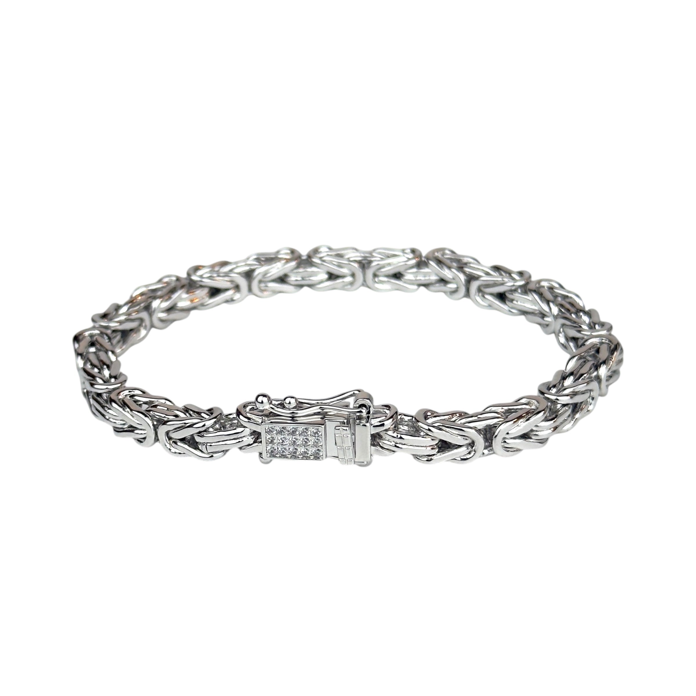 KEJSAR ARMBAND LYX - SILVER (6MM)