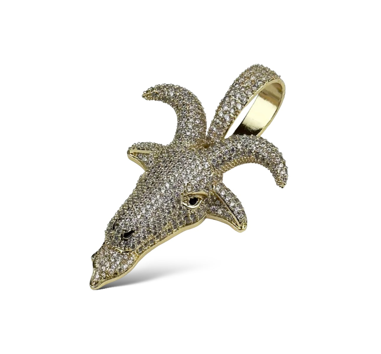 HÄNGSMYCKE GOAT HEAD - GULD