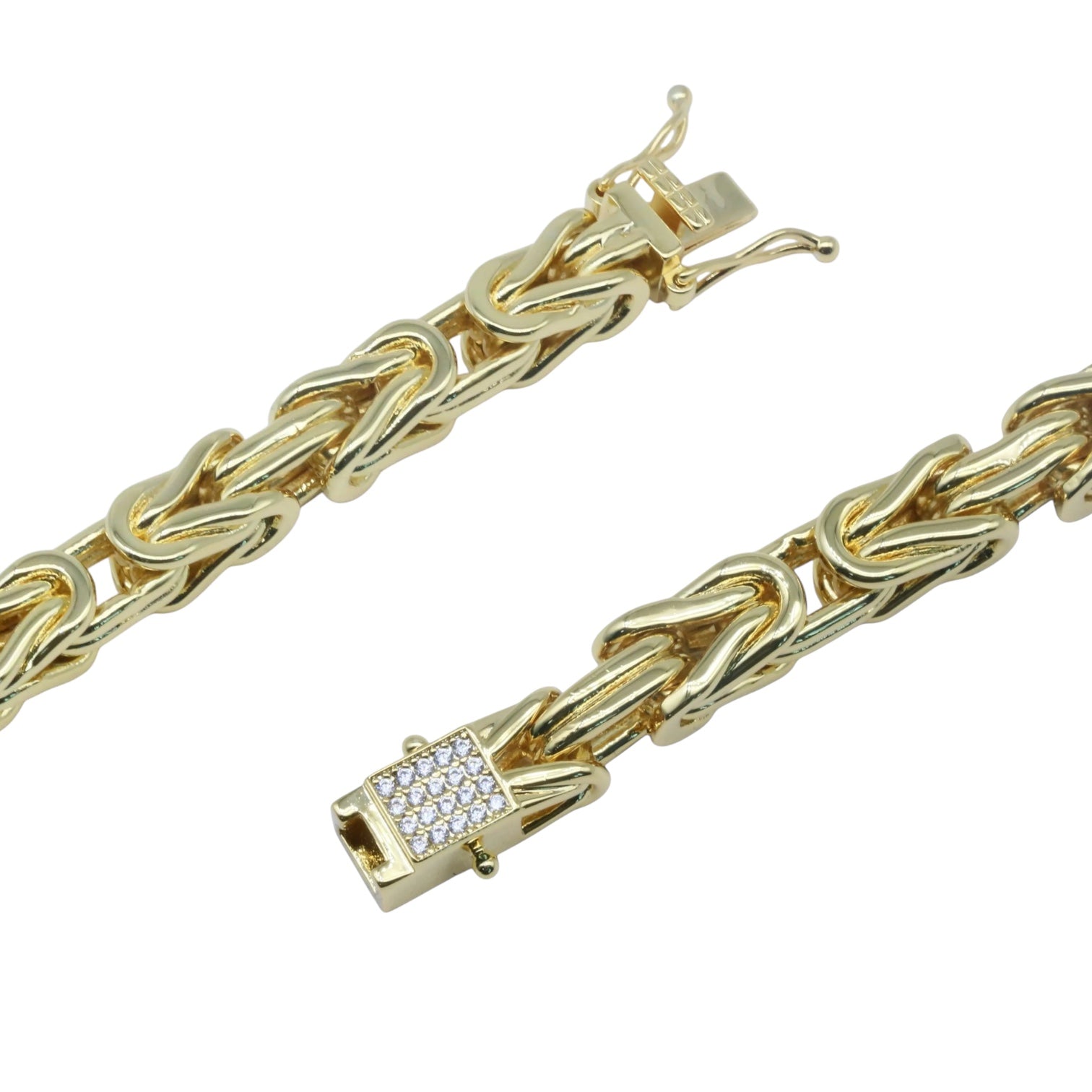 KEJSAR ARMBAND LYX - GULD (8MM)