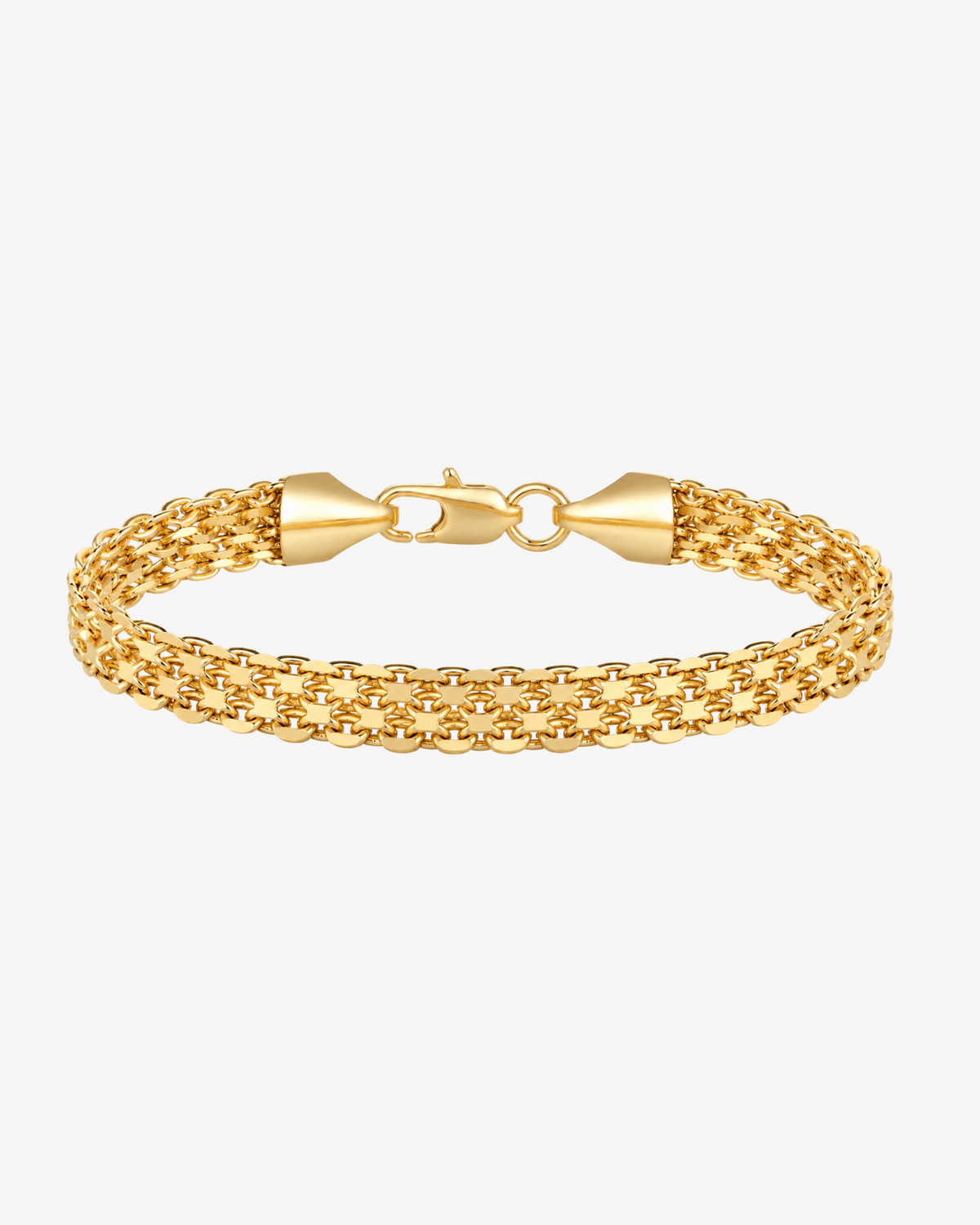 X-LÄNK ARMBAND - GULD (6MM)