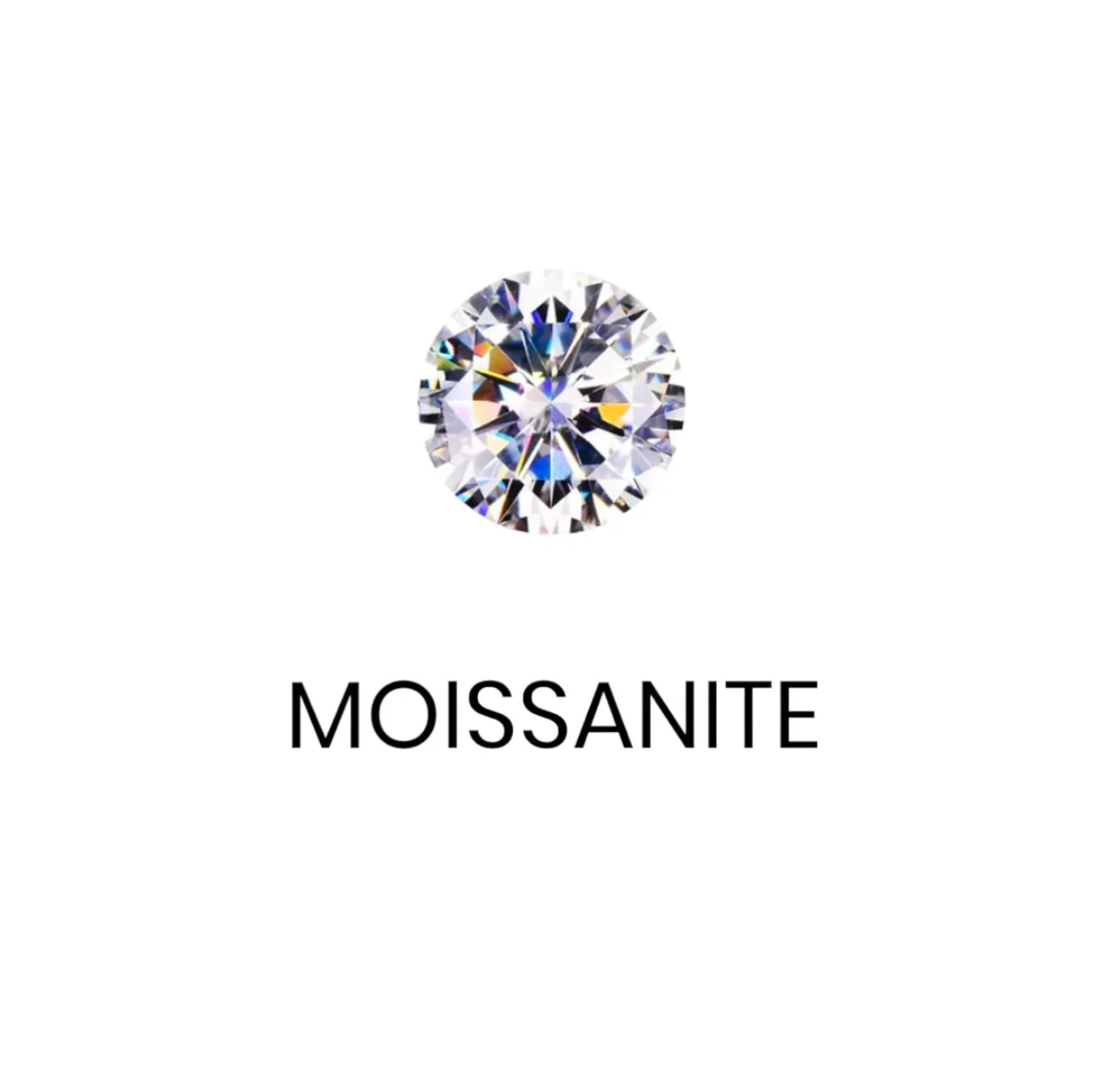 HÄNGSMYCKE KORS MOISSANITE S925 - SILVER