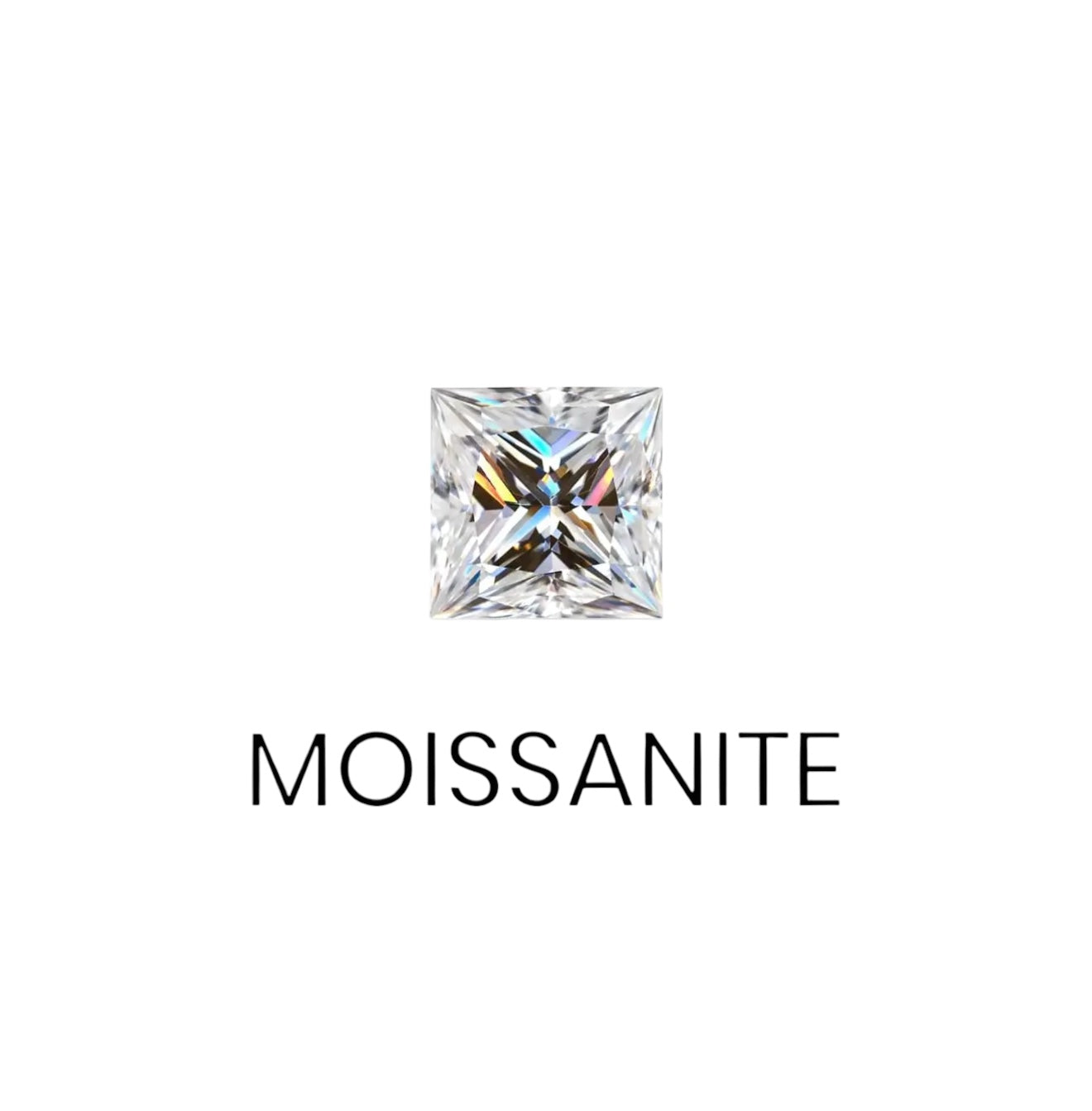 ÖRHÄNGEN DIAMANT SQ MOISSANITE S925 - GULD