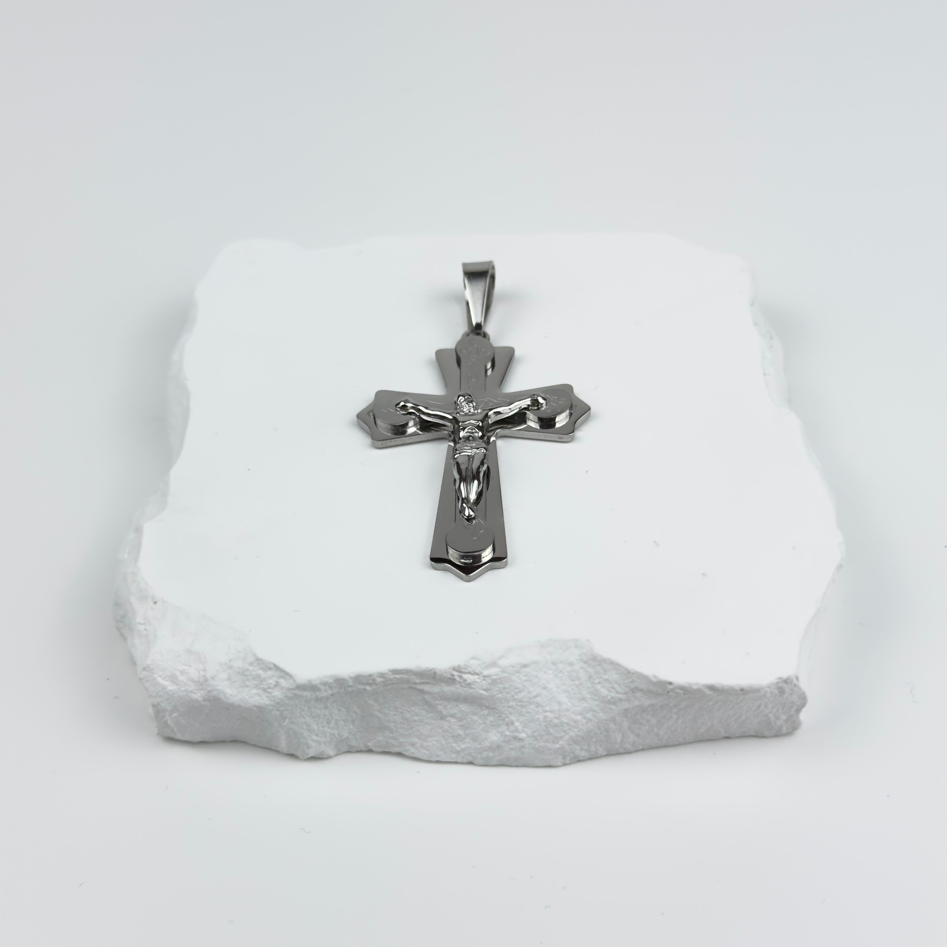 HÄNGSMYCKE CROSS - SILVER