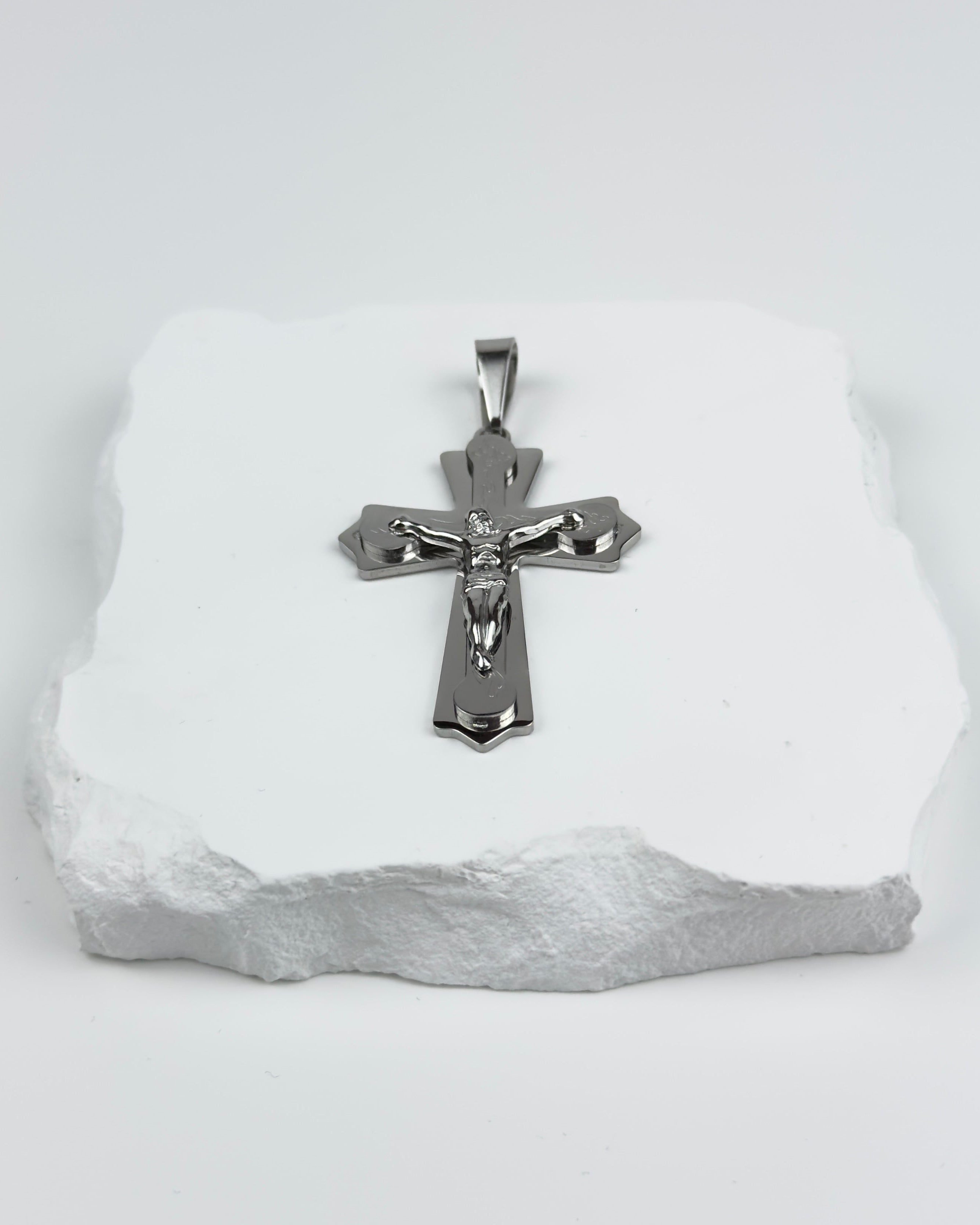 HÄNGSMYCKE CROSS - SILVER
