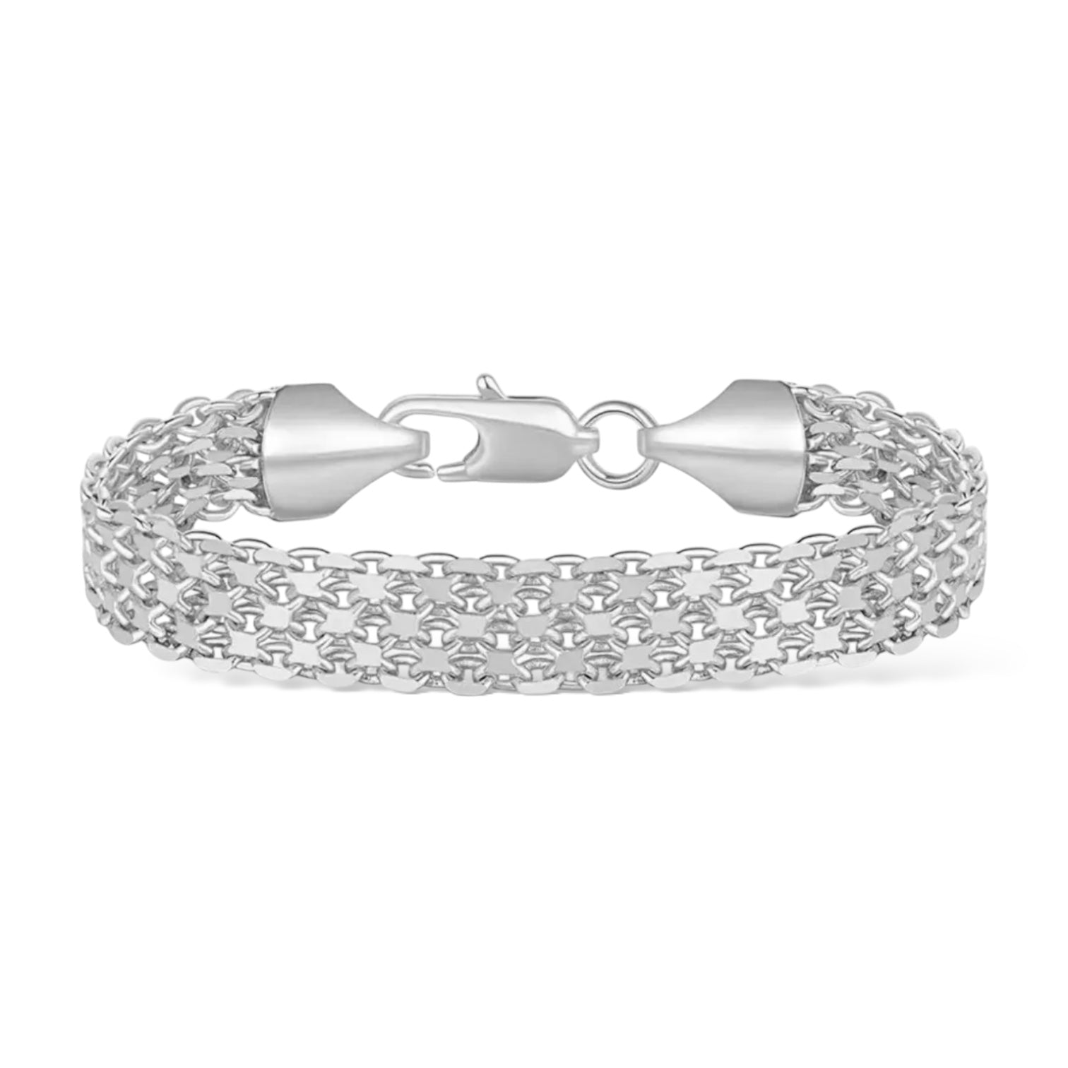 X LÄNK ARMBAND - SILVER