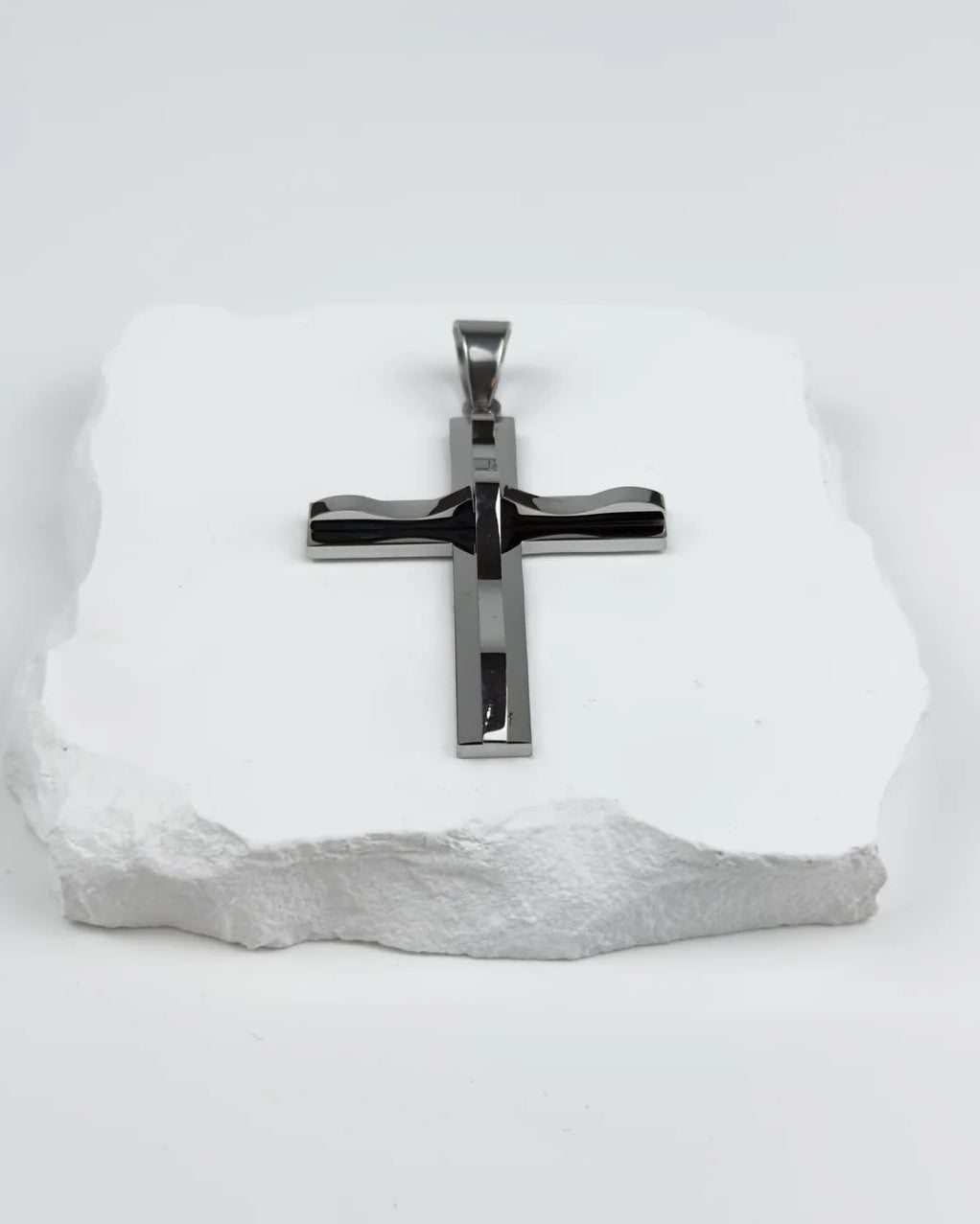 KEJSARLÄNK K2 MED KORS - SILVER (6MM)
