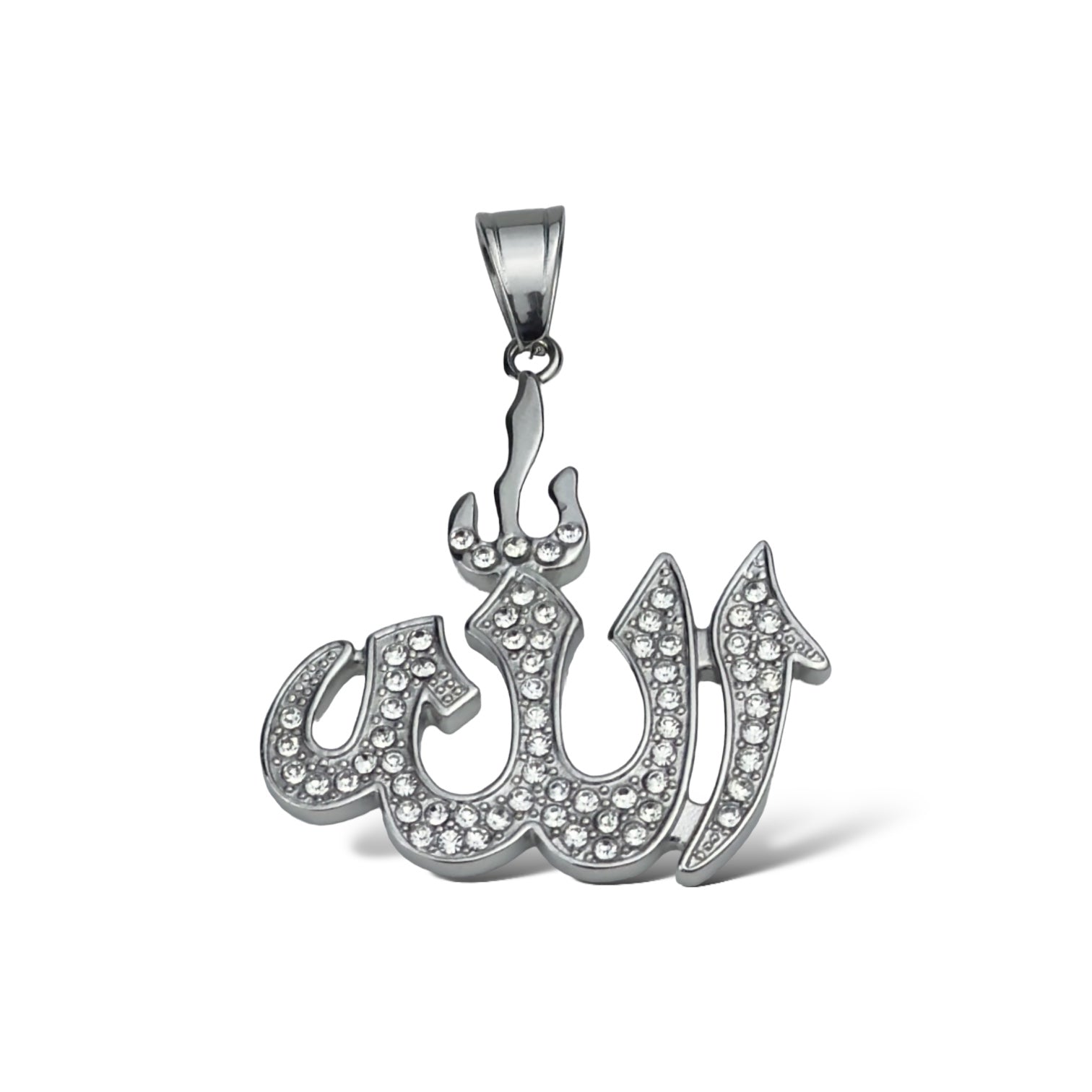 HÄNGSMYCKE DIAMOND ALLAH - SILVER