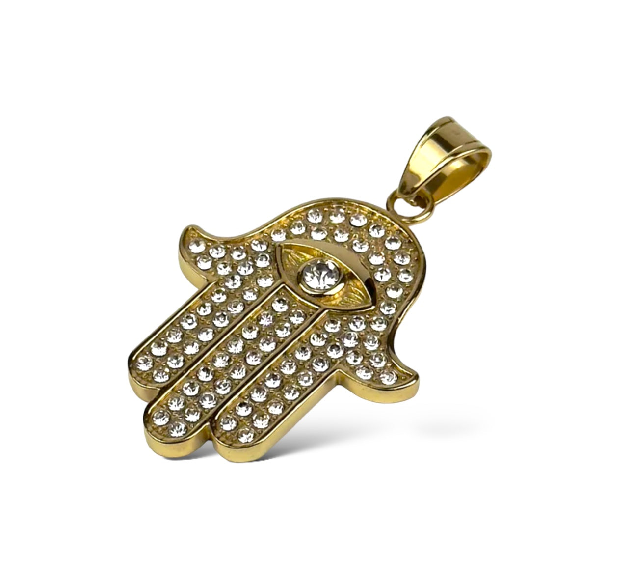 HÄNGSMYCKE FATIMAS HAND - GULD