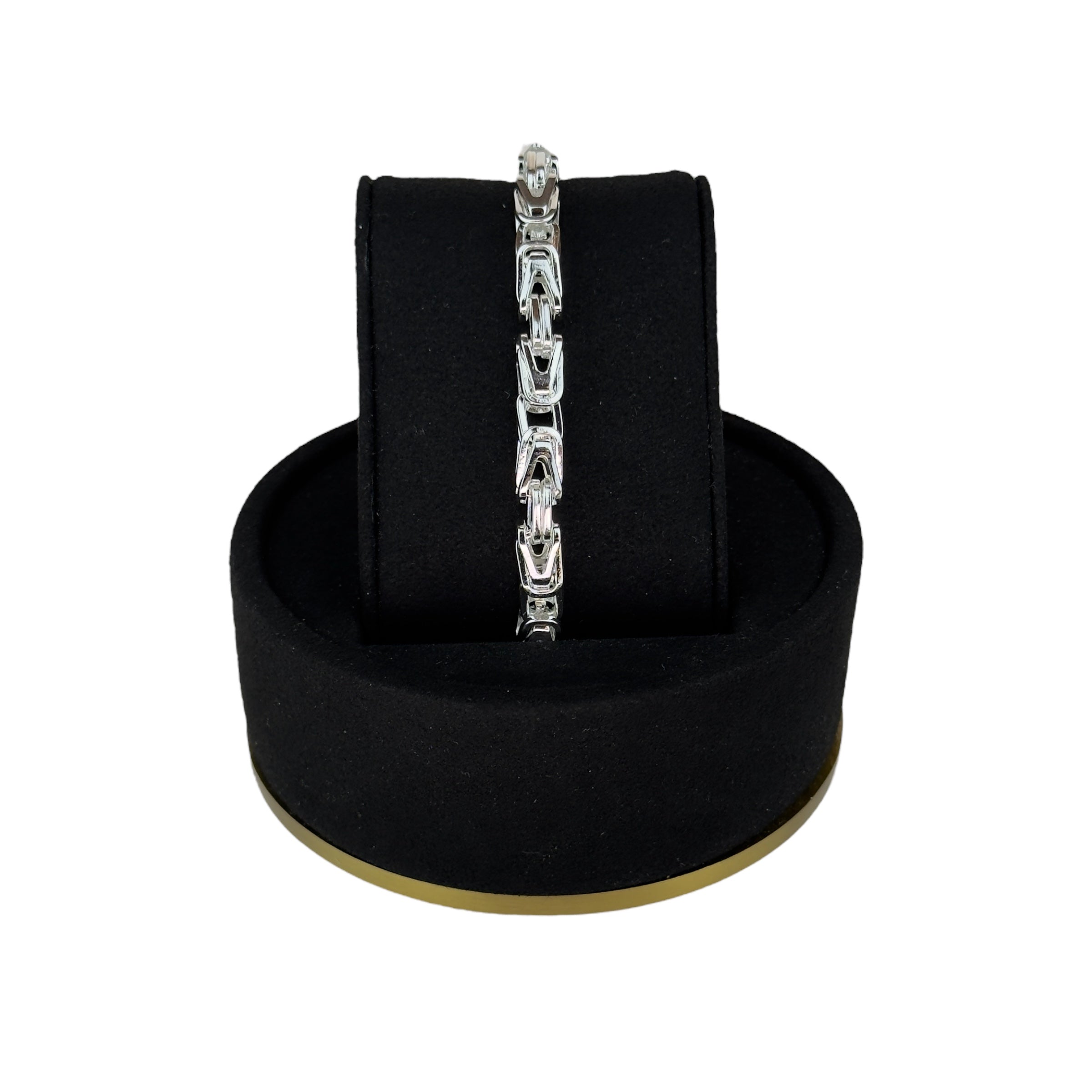 KEJSAR K1 ARMBAND - SILVER (6MM)