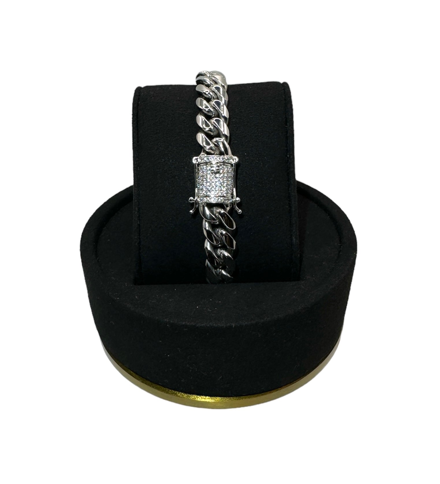 CUBAN ARMBAND LYX - SILVER (10MM)