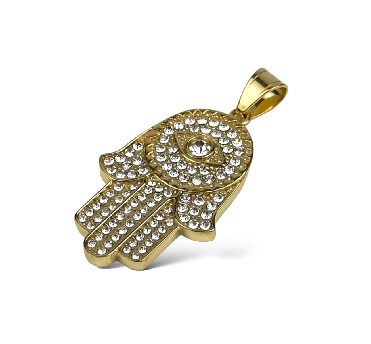 HÄNGSMYCKE FATIMAS HAND V2 - GULD