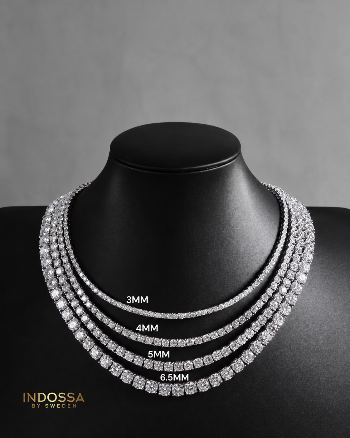 TENNIS HALSBAND MOISSANITE S925 - SILVER (Specialbeställning)