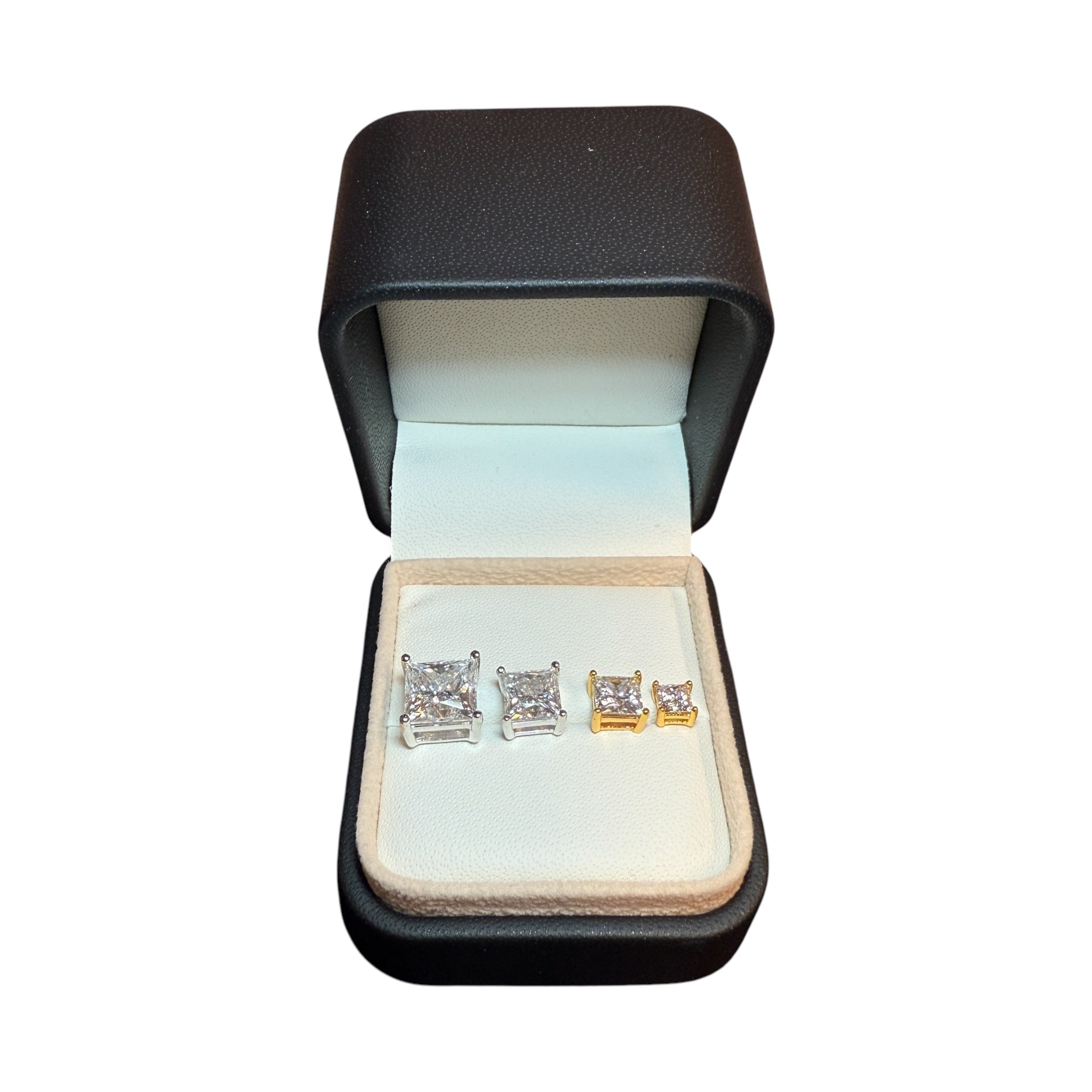 ÖRHÄNGEN DIAMANT SQ MOISSANITE S925 - SILVER