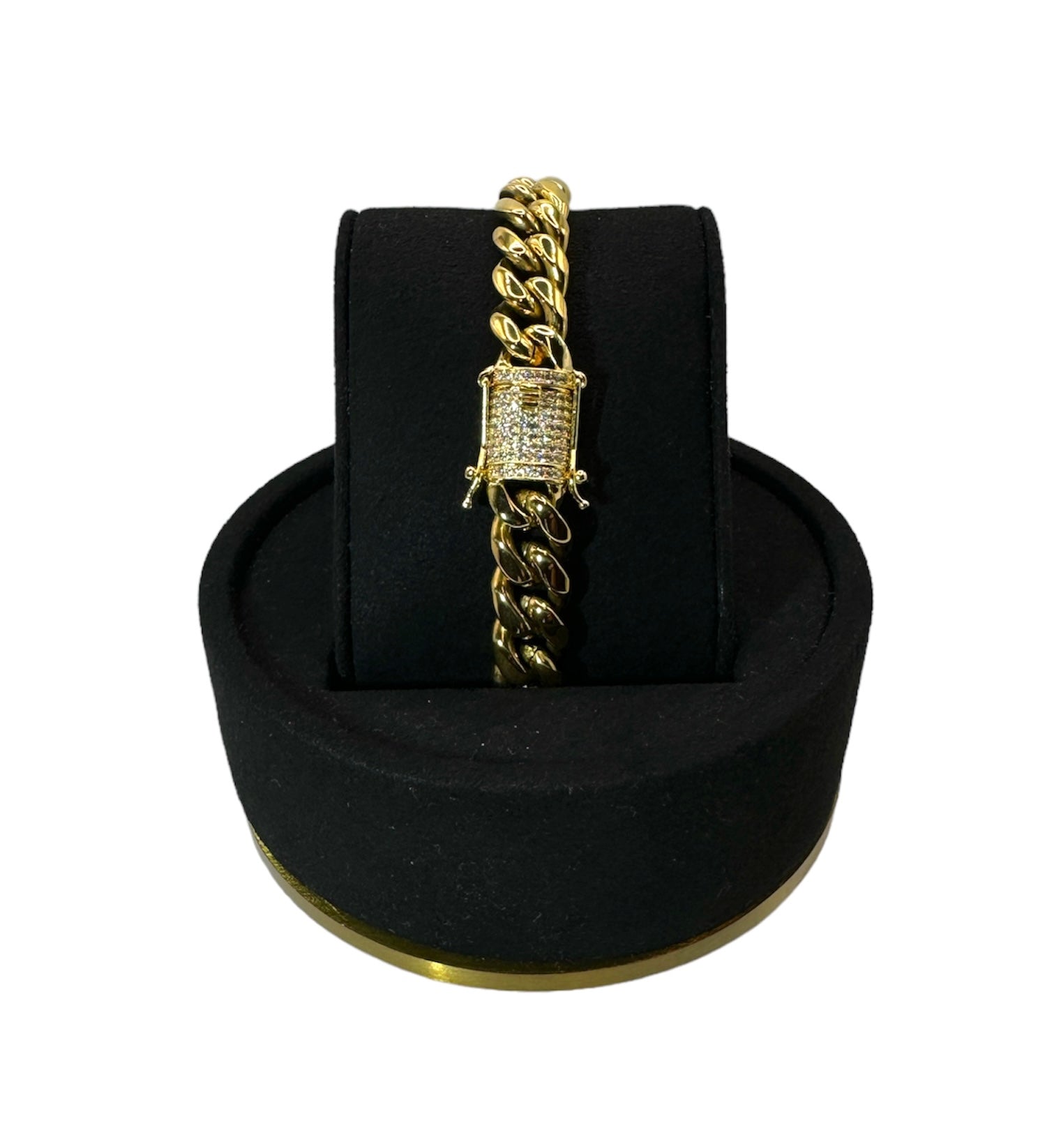CUBAN ARMBAND LYX - GULD (10MM)