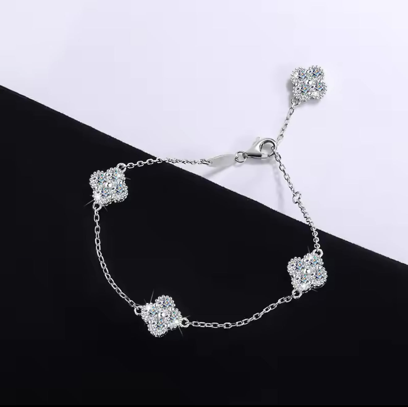 ARMBAND CHIARA MOISSANITE S925 - SILVER