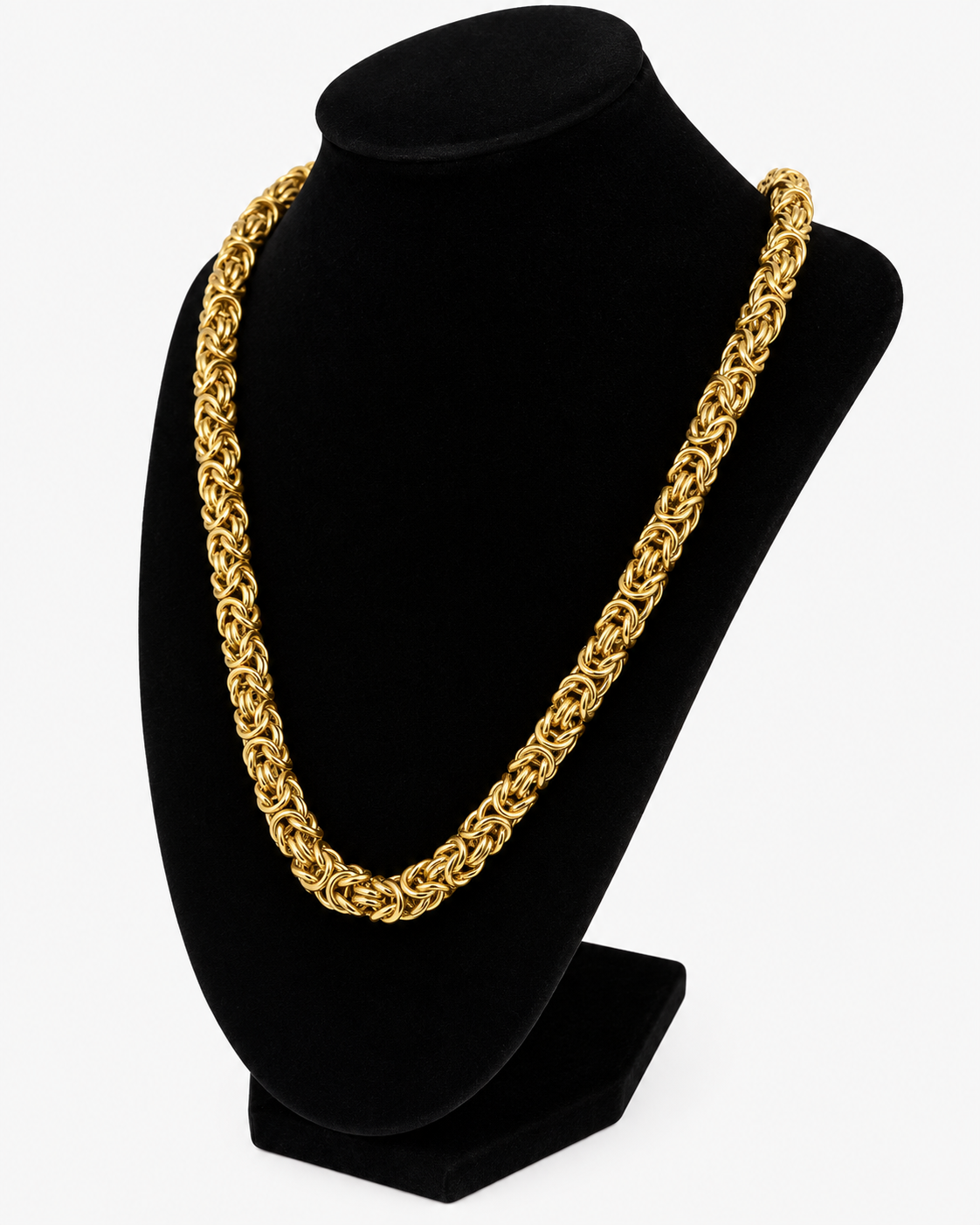 KEJSARLÄNK K2 HALSBAND - GULD (8MM)