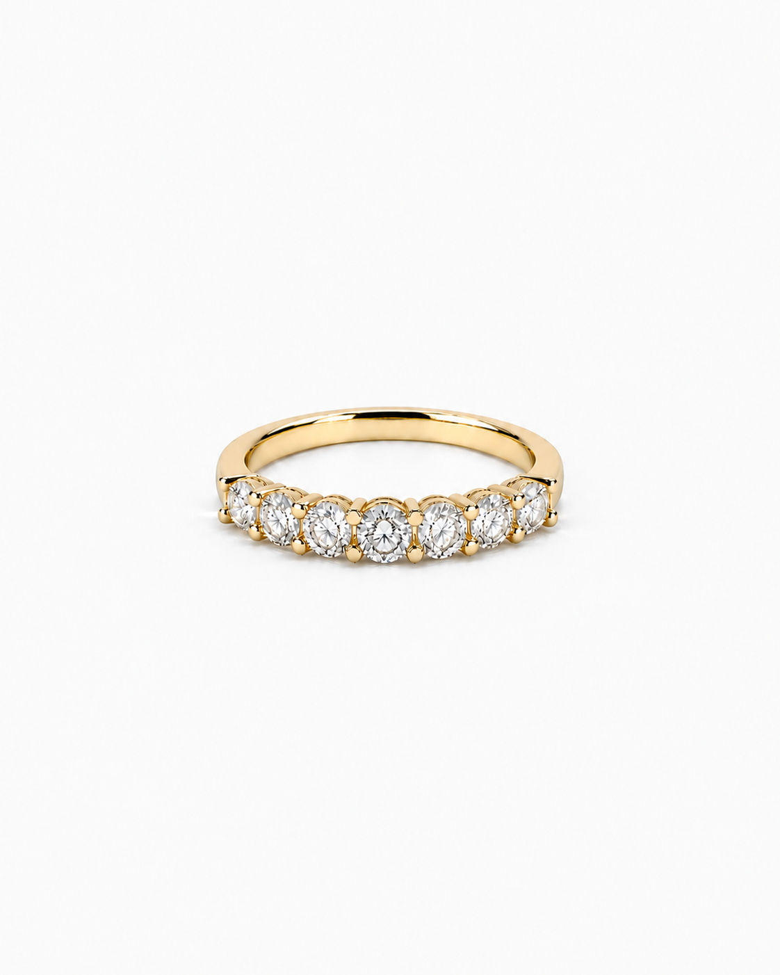 RING MED MOISSANITE DIAMANTER S925 - GULD
