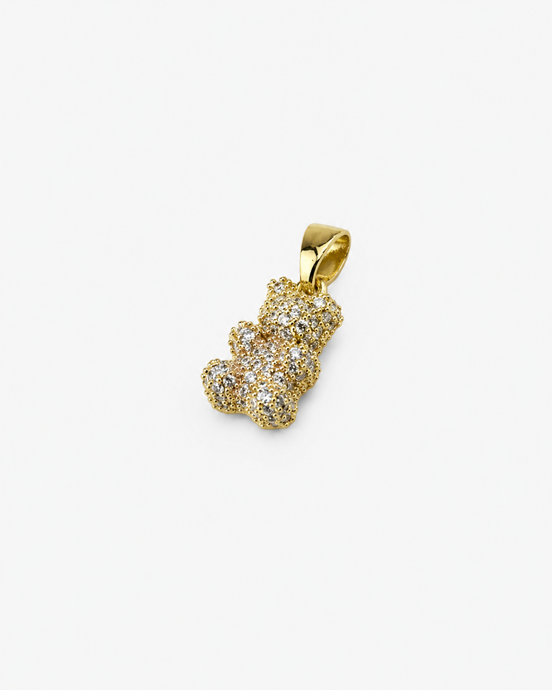 HÄNGSMYCKE DIAMOND GUMMY BEAR - GULD