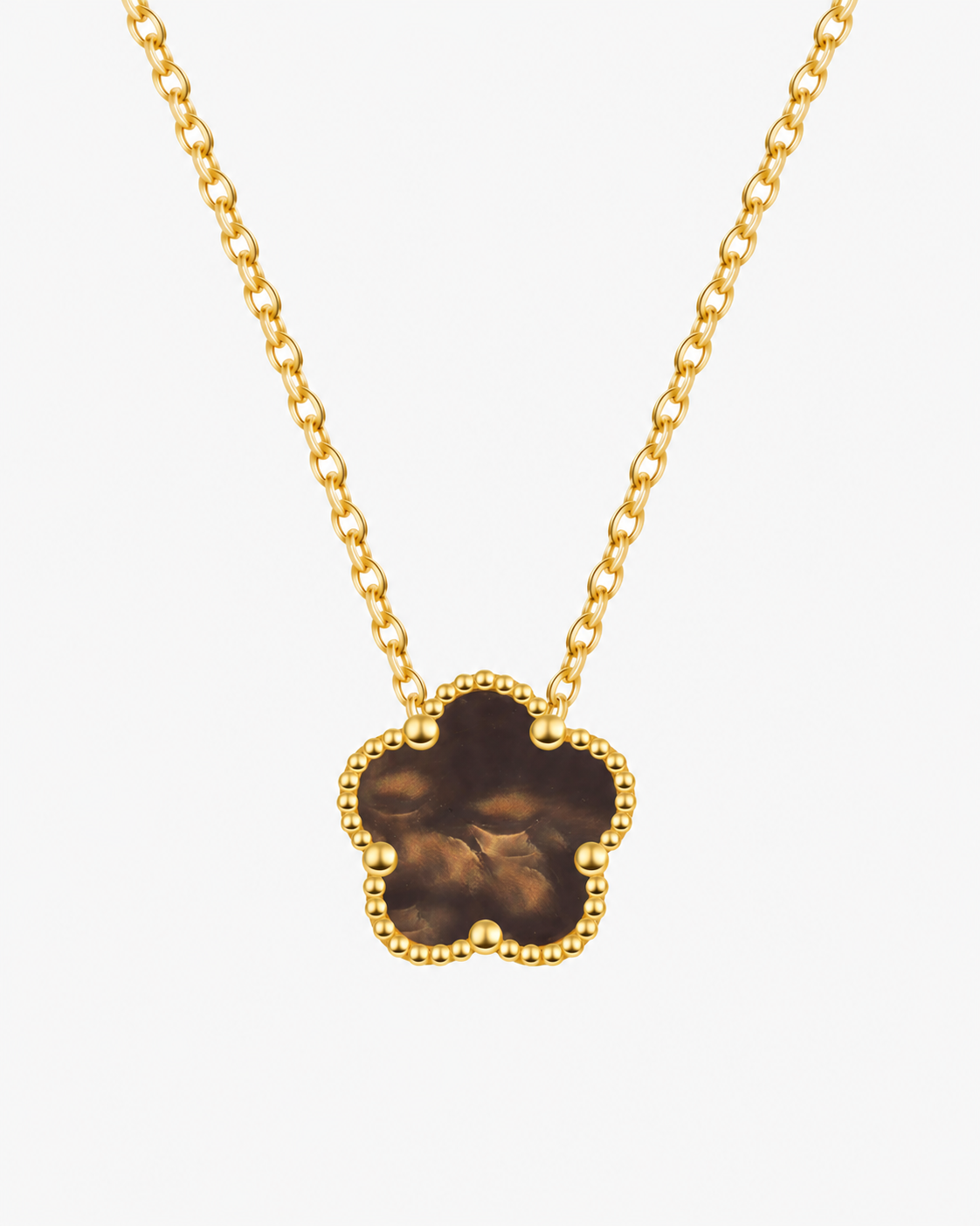 FIORI HALSBAND - MOCHA