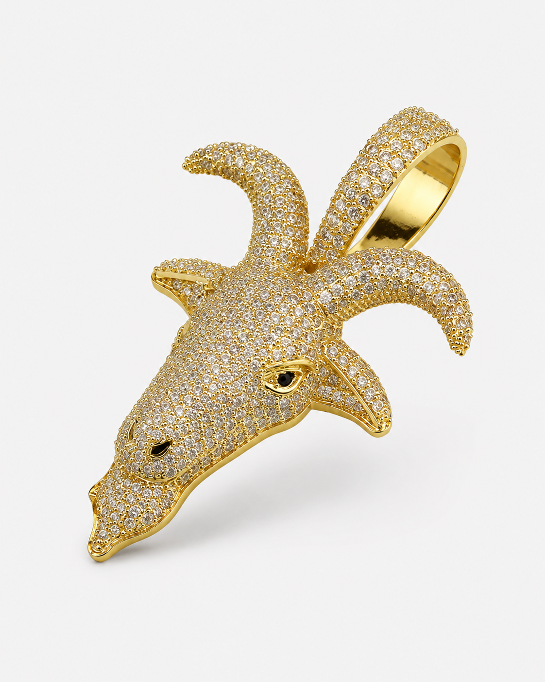 HÄNGSMYCKE GOAT HEAD - GULD