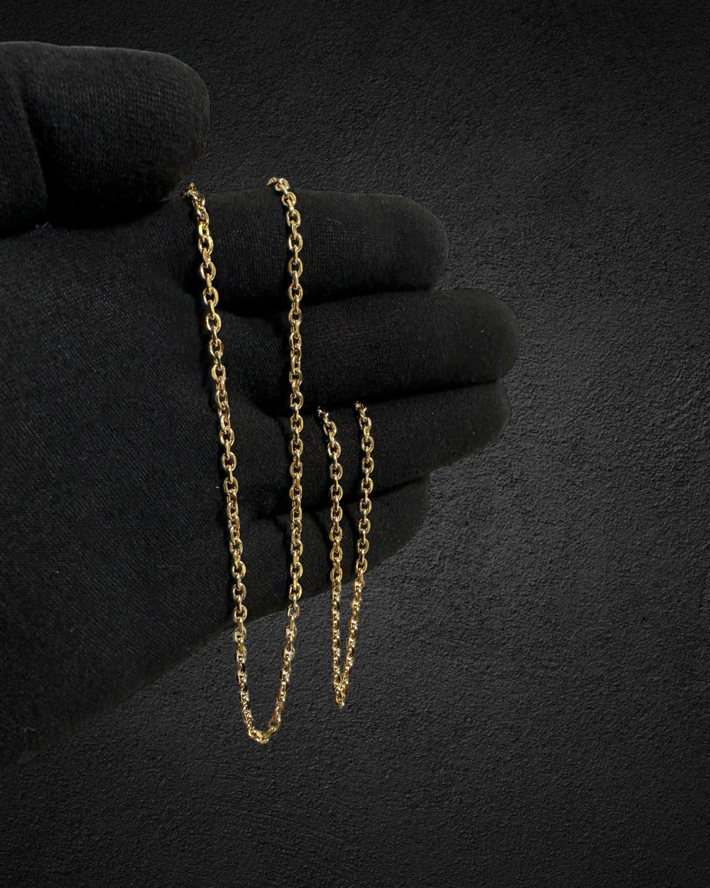 ANKAR HALSBAND - GULD (3MM)