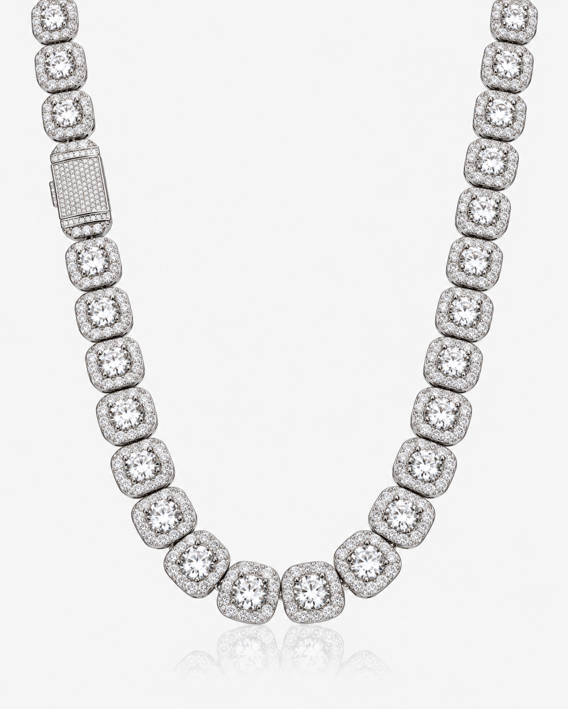 MONACO ICE HALSBAND - SILVER