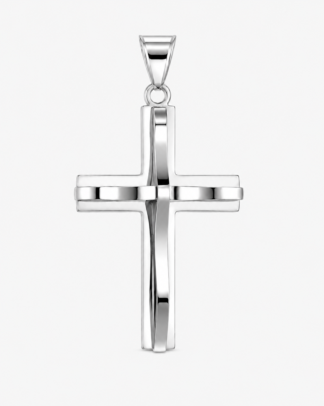 HÄNGSMYCKE KORS - SILVER