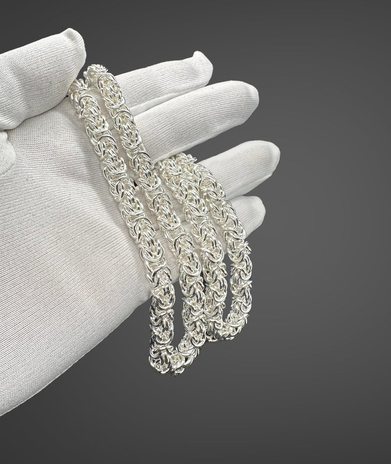 KEJSAR K2 HALSBAND - SILVER (8MM)