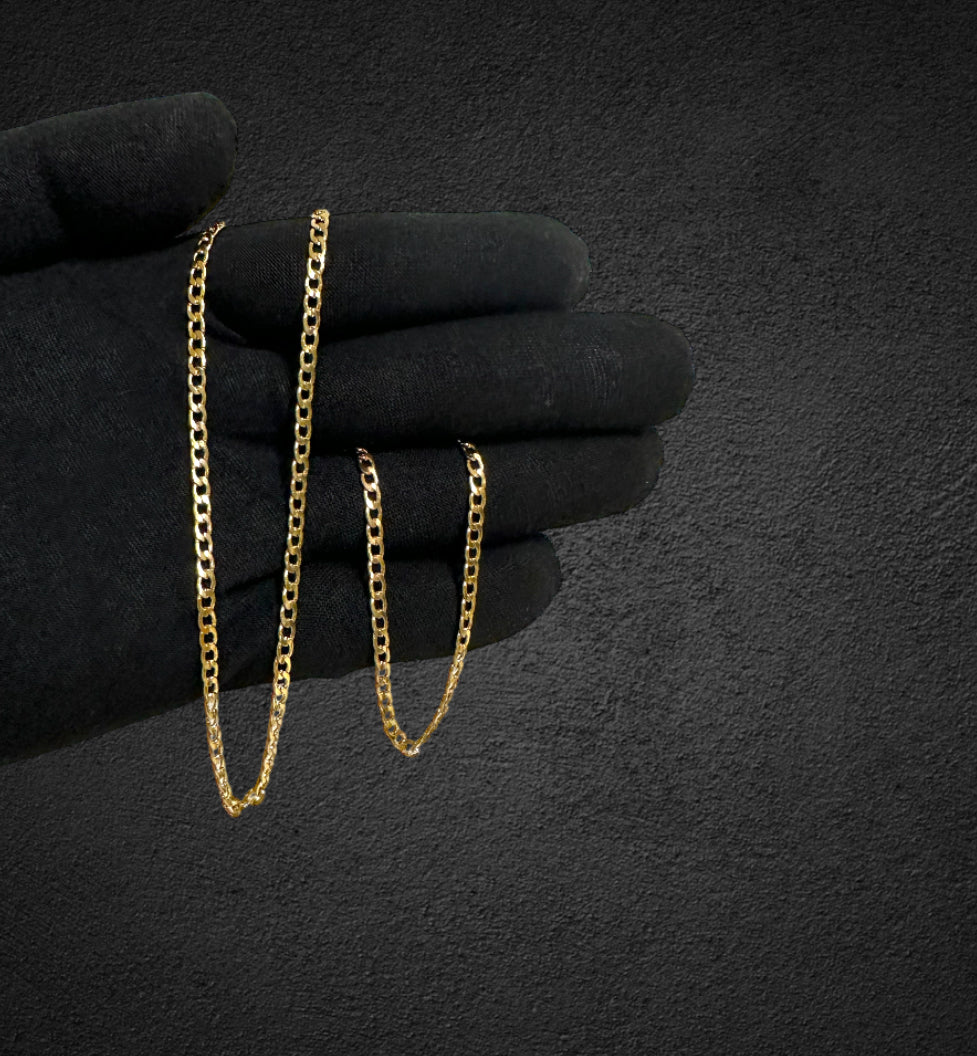 CUBAN HALSBAND - GULD (3MM)
