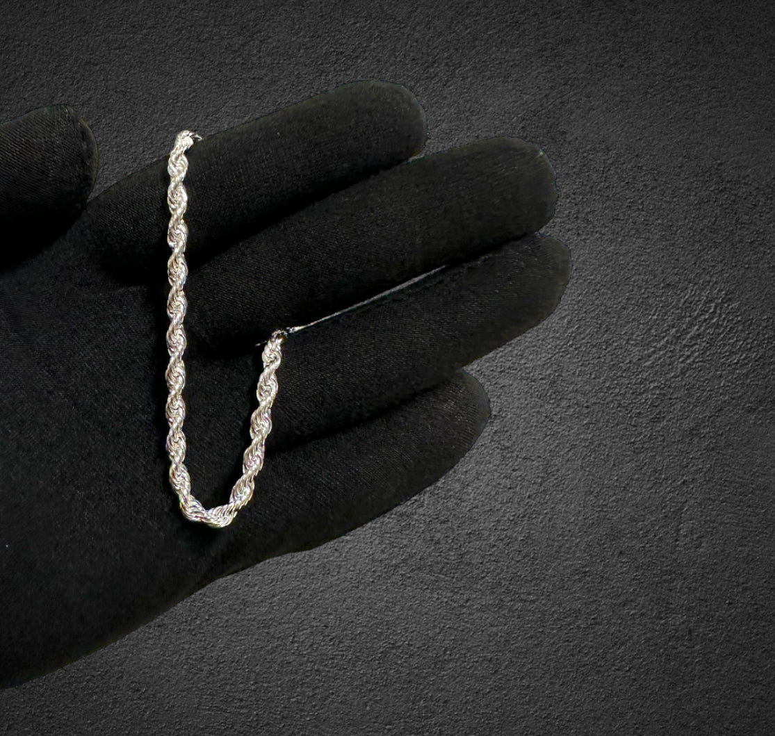 ARMBAND STHLM - SILVER (4MM)