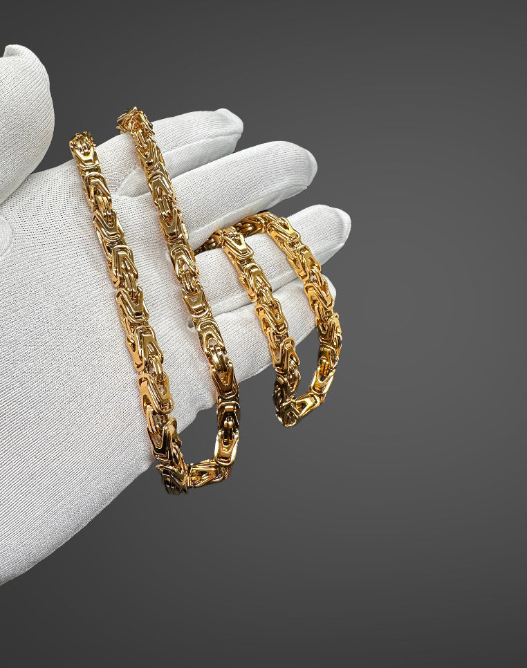 KEJSAR K1 HALSBAND - GULD (6MM)