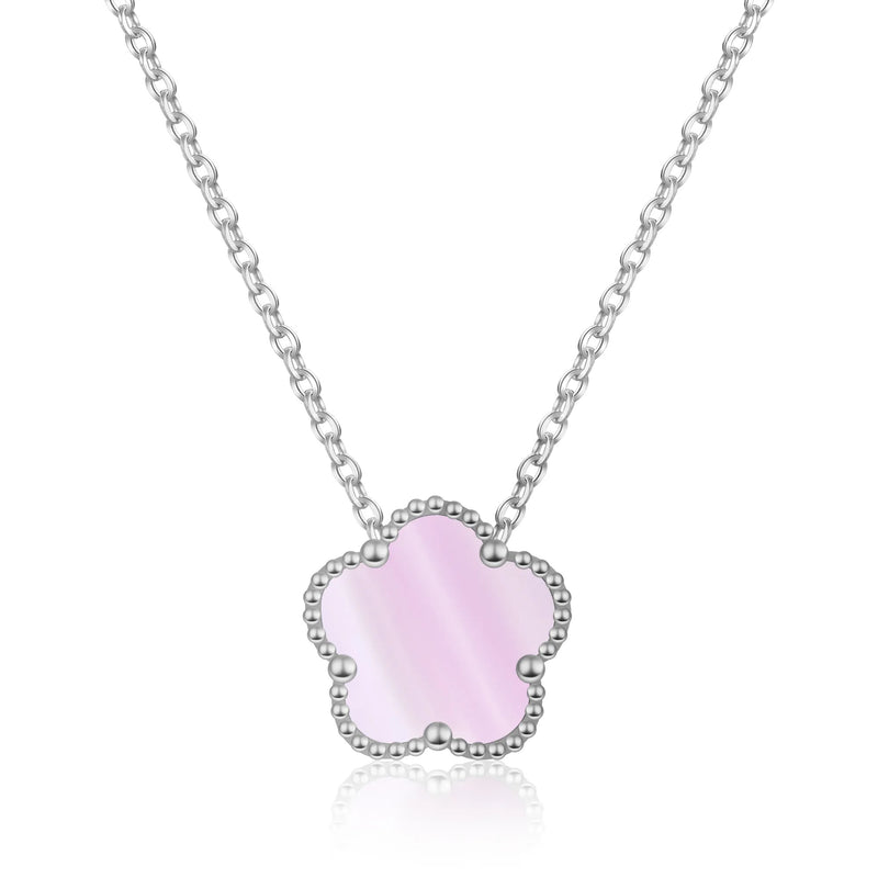 FIORI HALSBAND - SILVER/ROSA