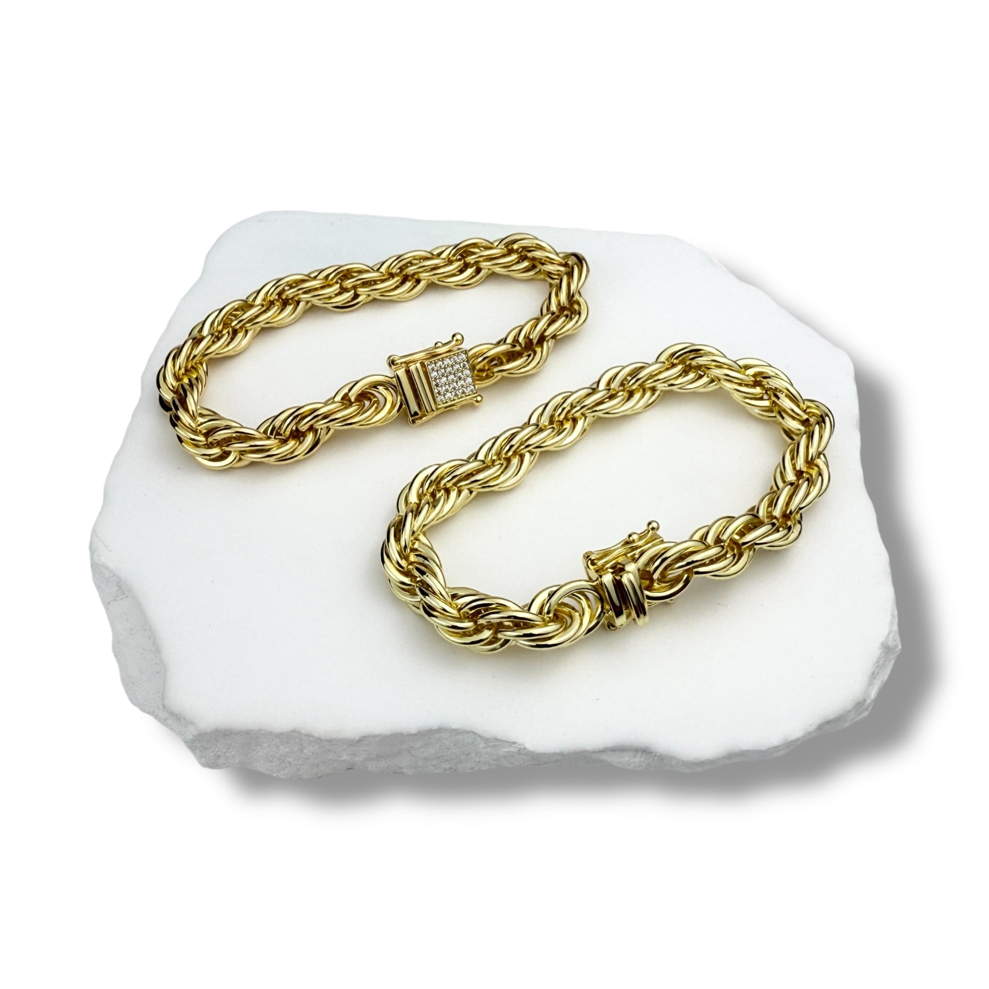 ARMBAND STHLM LYX - GULD (10MM)