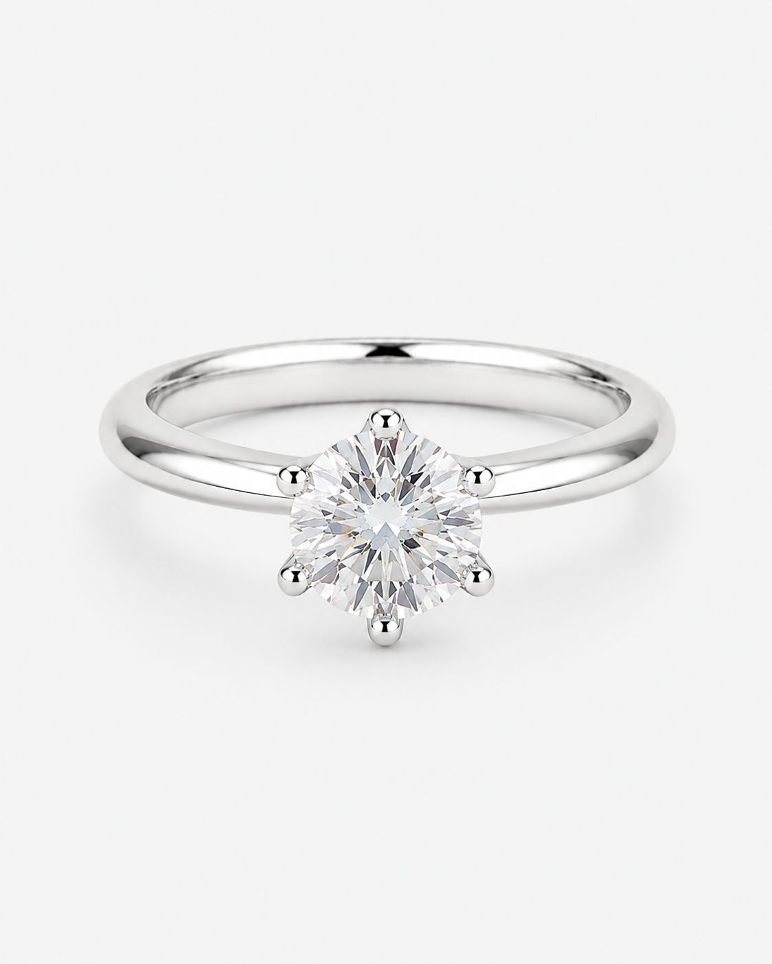 DIAMANT RING MOISSANITE S925 - SILVER