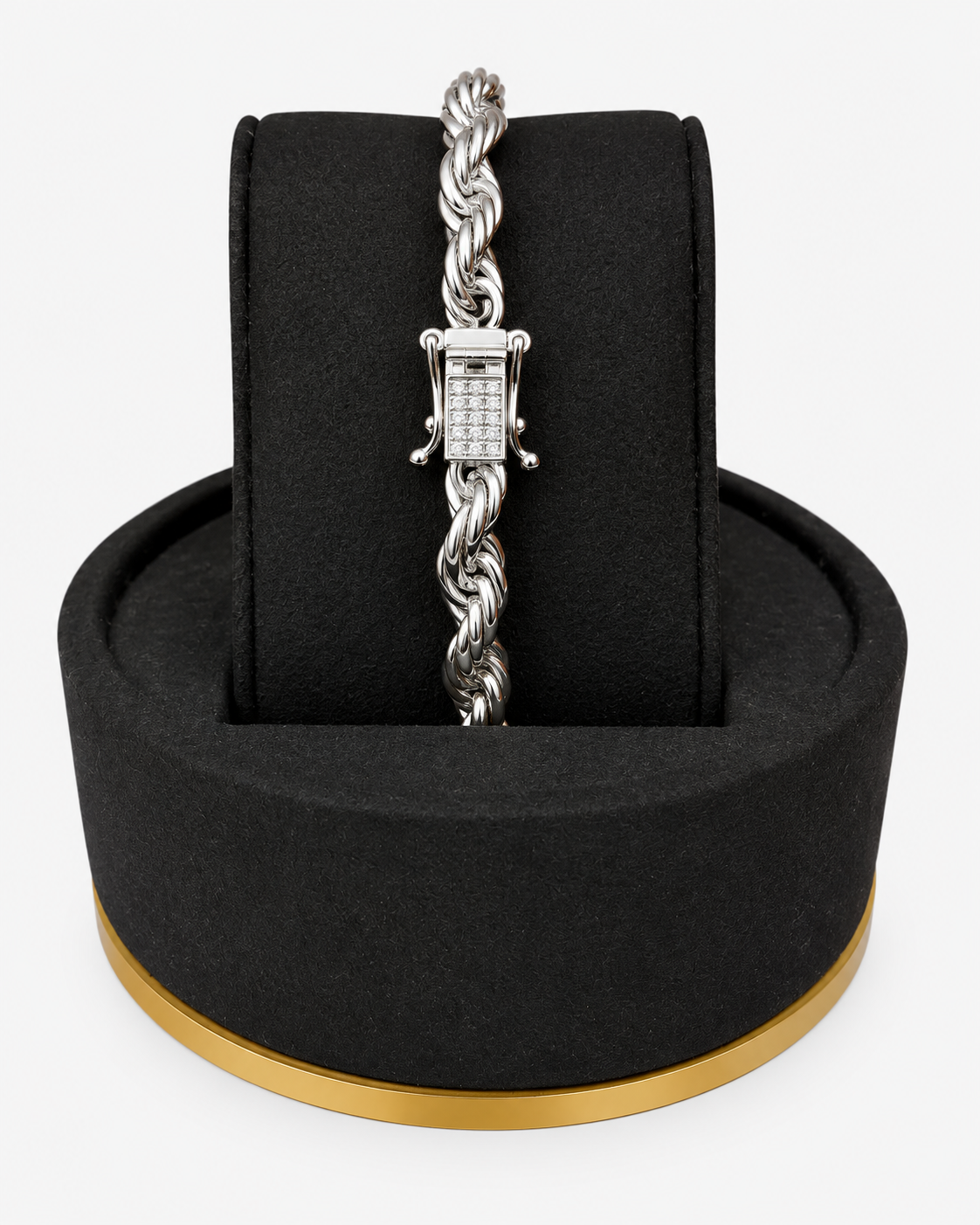 ARMBAND STHLM LYX - SILVER (6MM)