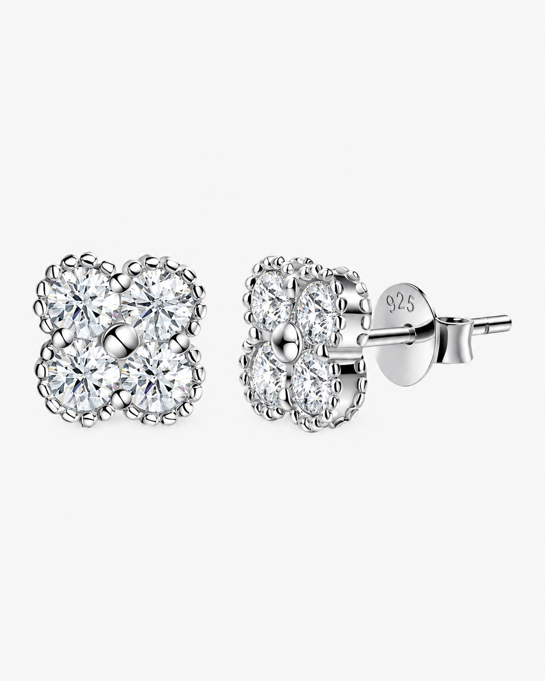 ÖRHÄNGEN CHIARA MOISSANITE S925 - SILVER